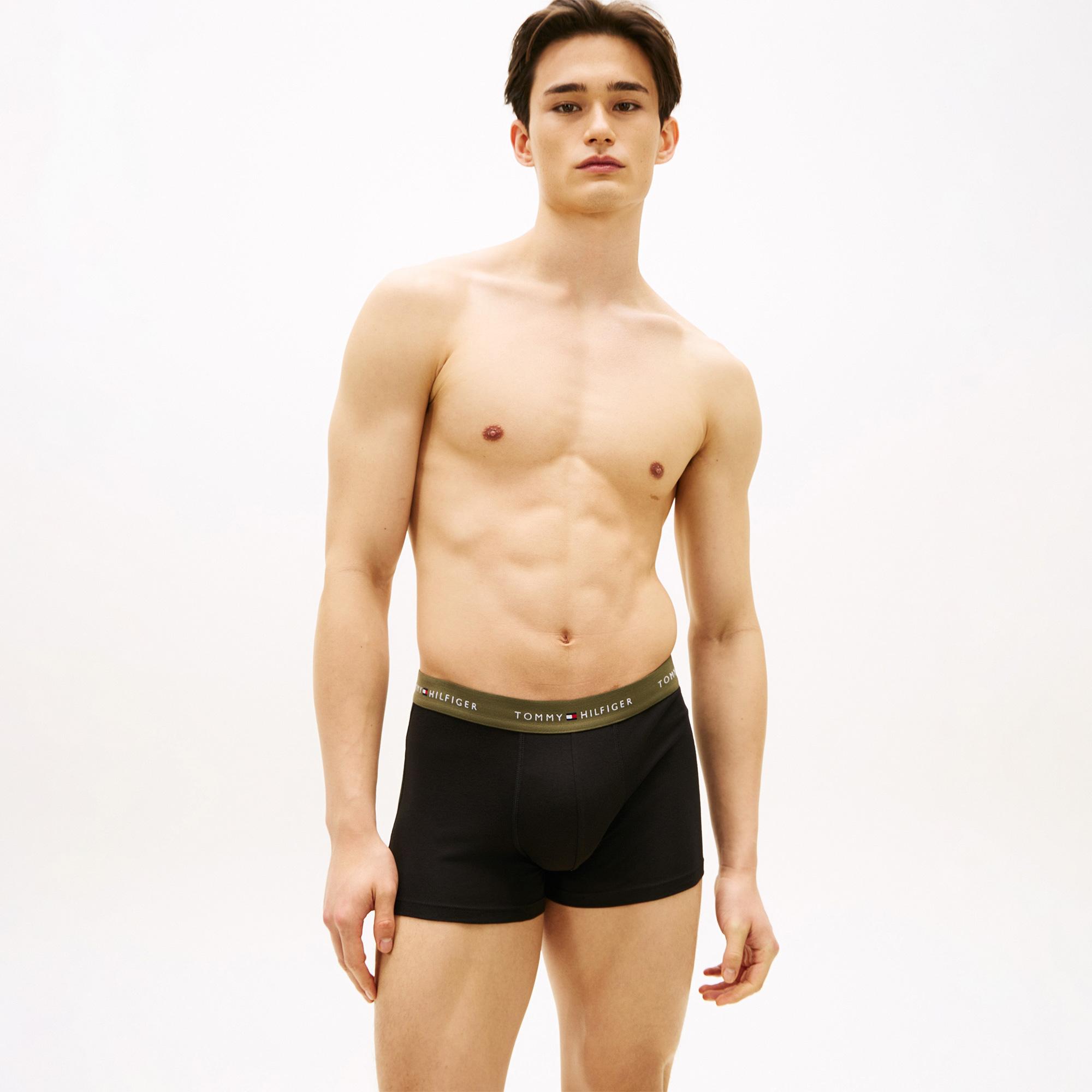 Tommy Hilfiger Signature Erkek Mavi Boxer