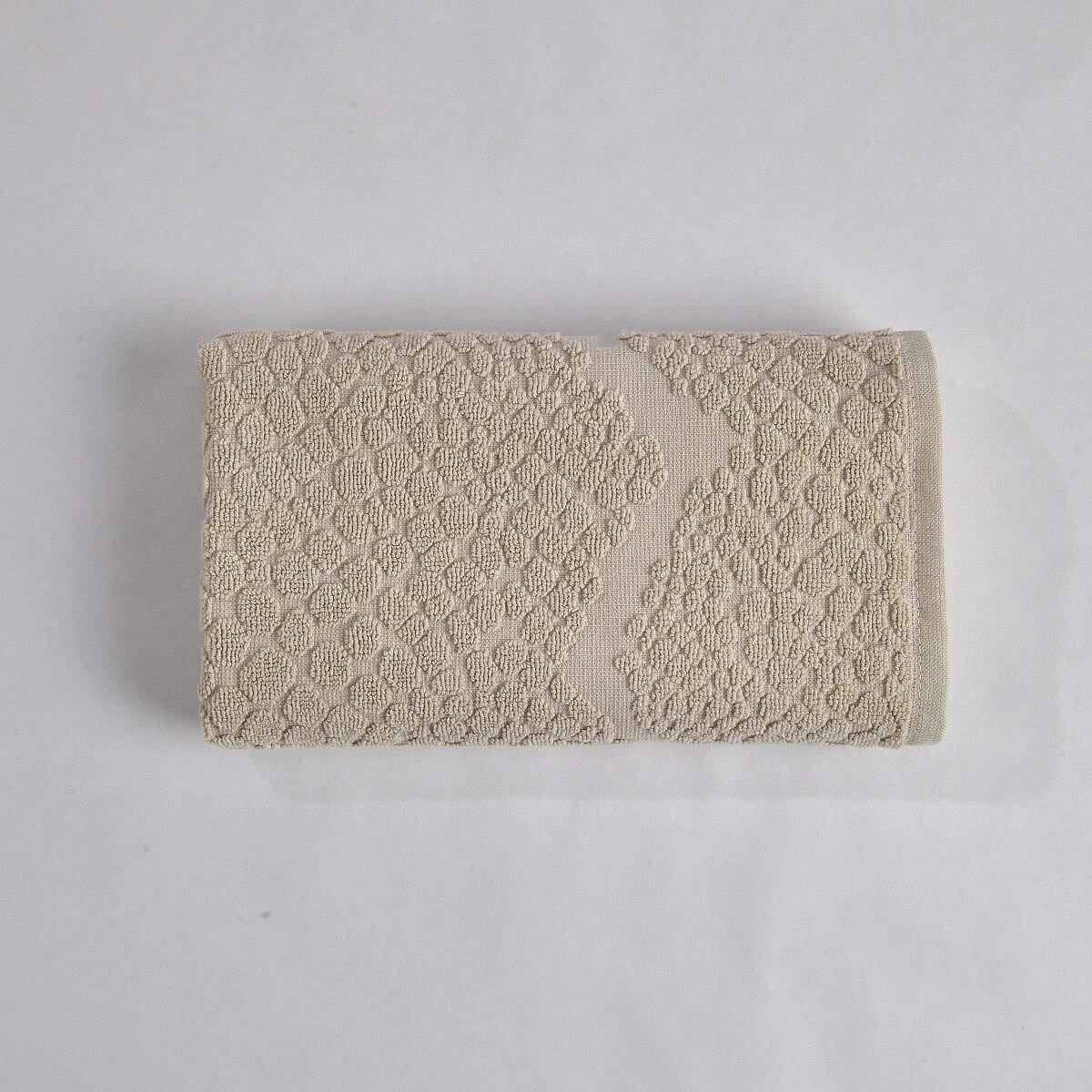 Velune %100 Pamuk 2'li Yüz Havlusu Pembe Bej Kutu 50x80 Cm