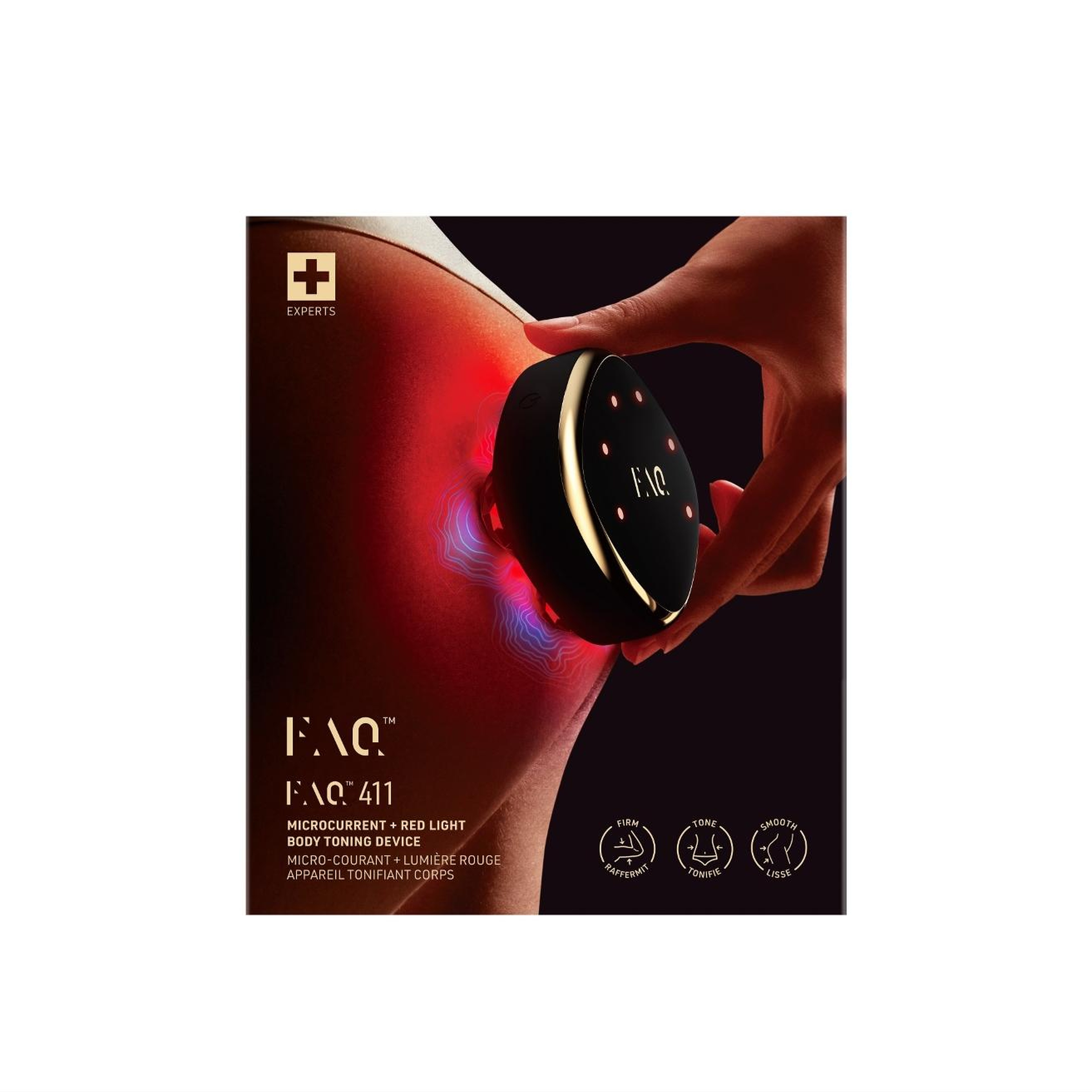 FOREO FAQ 411 Çift Mikro Akımlı LED'li Vücut Sıkılaştırma Cihazı