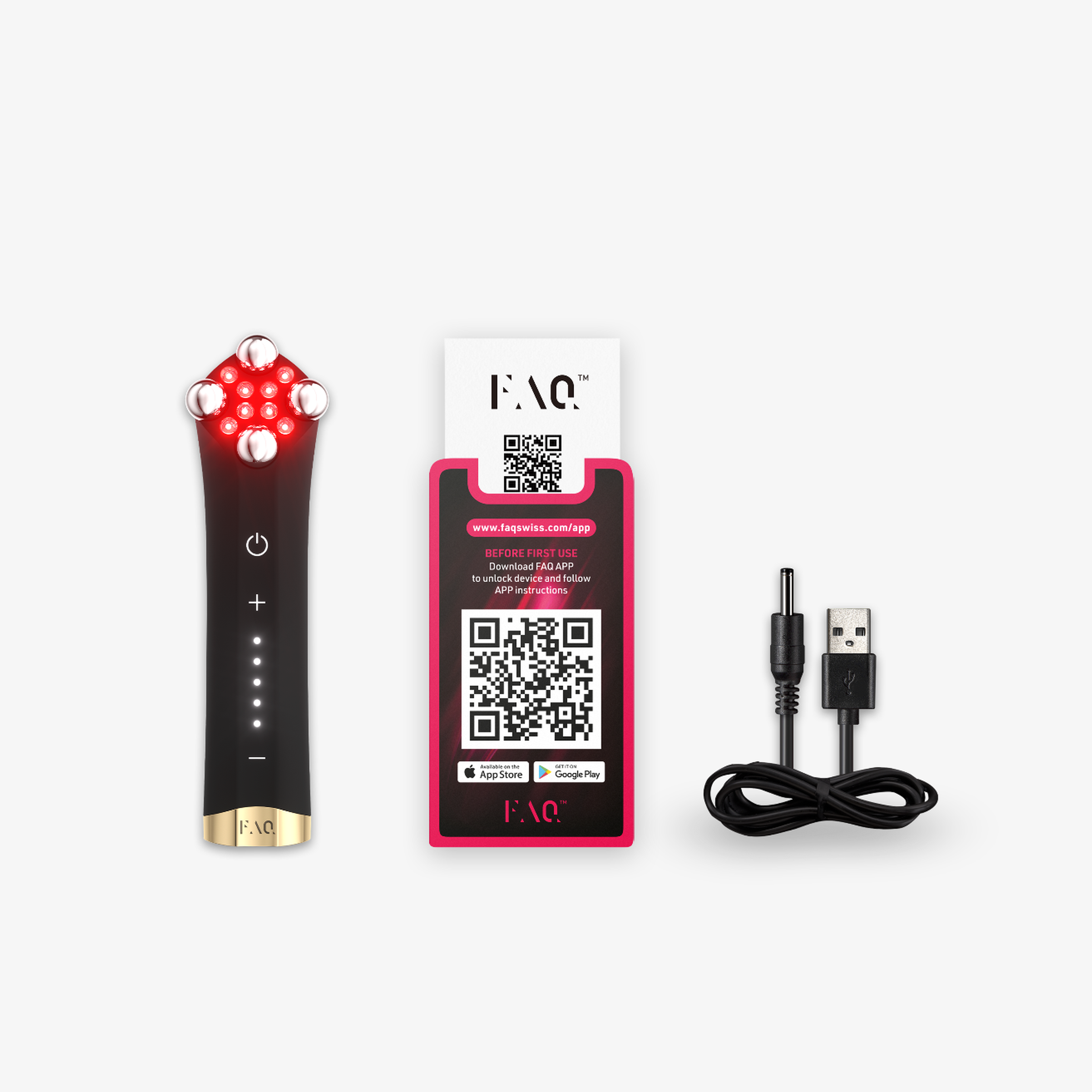FOREO FAQ 402 Çift Mikro Akımlı LED'li Sıkılaştırma Cihazı