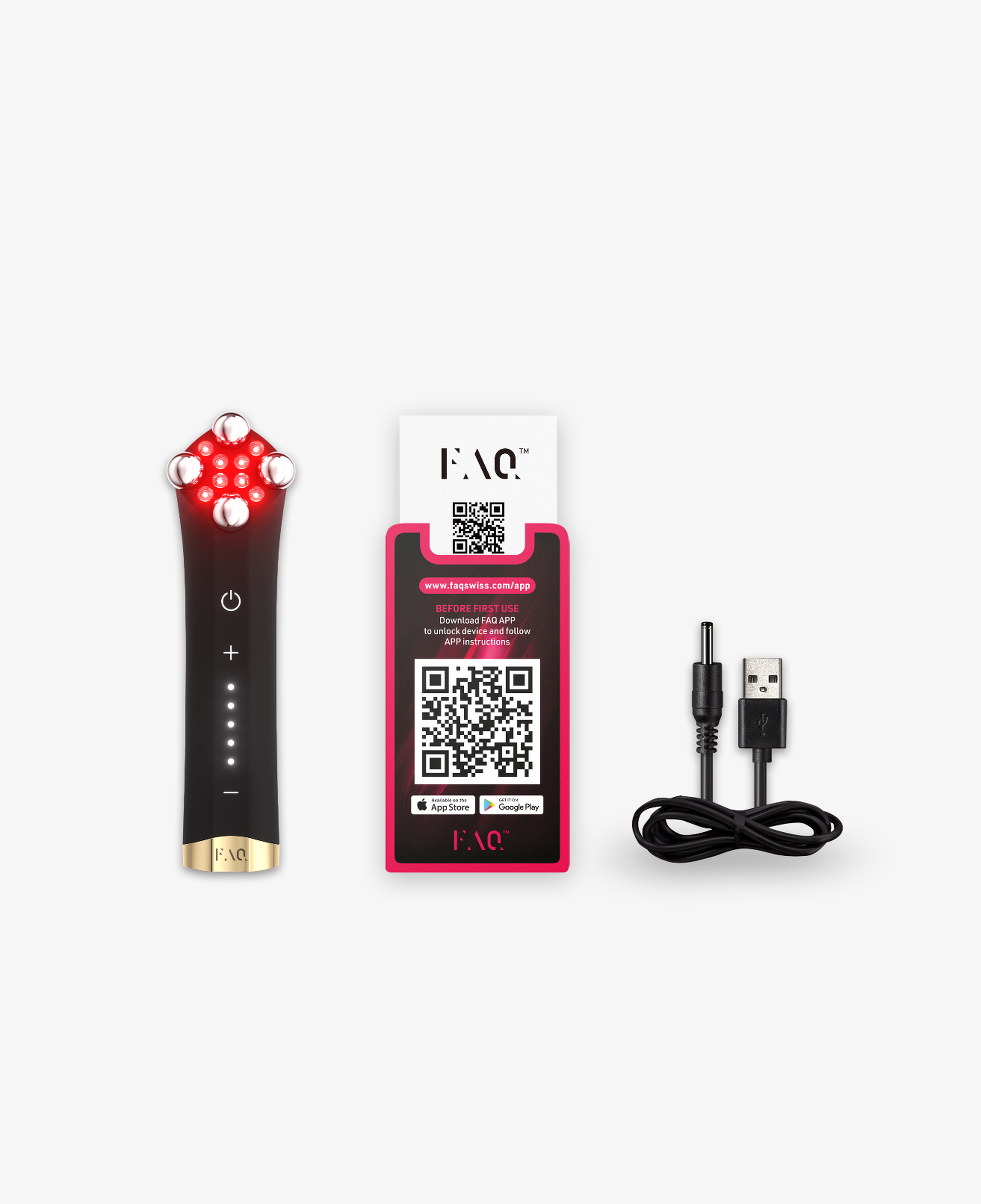 FOREO FAQ 402 Çift Mikro Akımlı LED'li Sıkılaştırma Cihazı