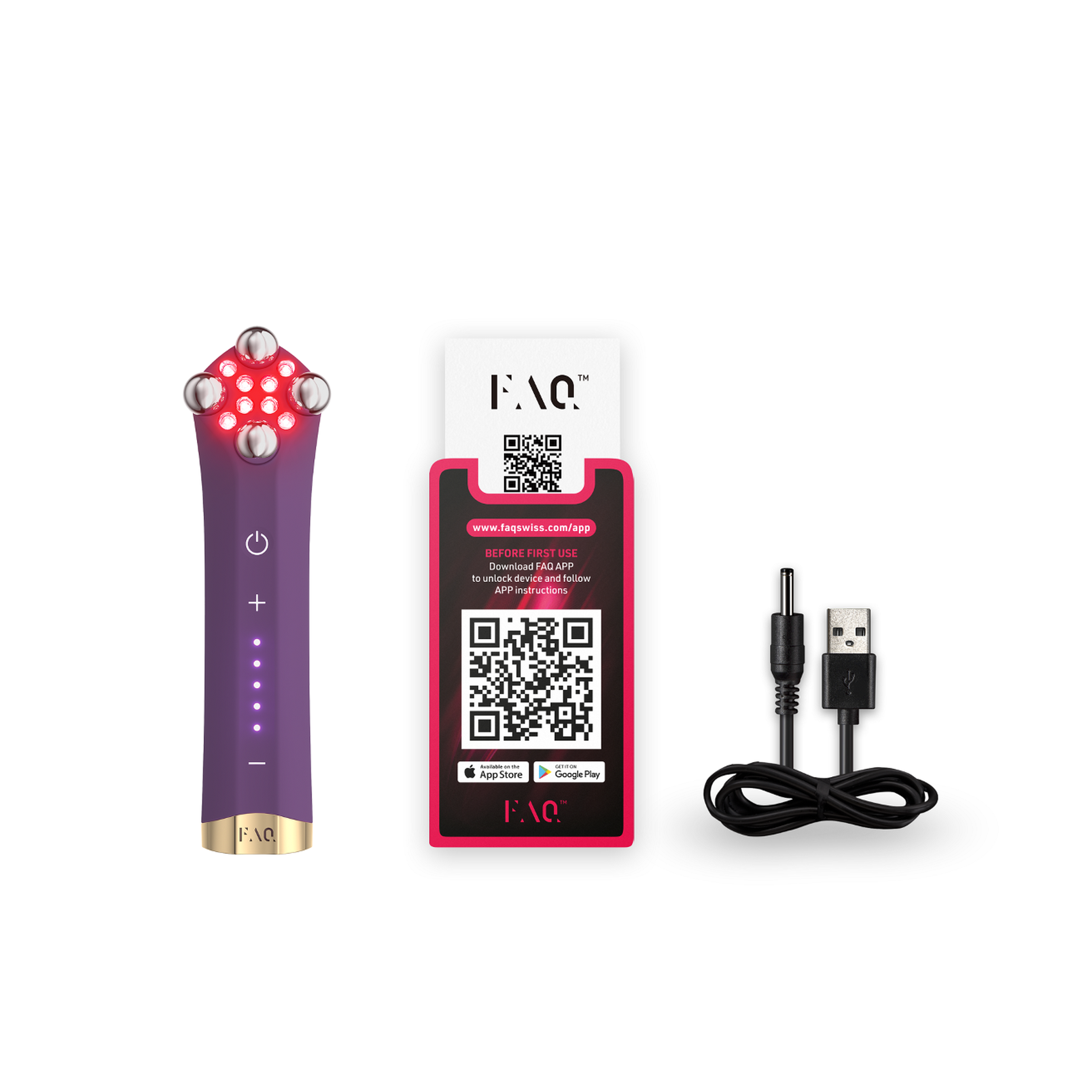 FOREO FAQ 401 Çift Mikro Akımlı LED'li Sıkılaştırma Cihazı