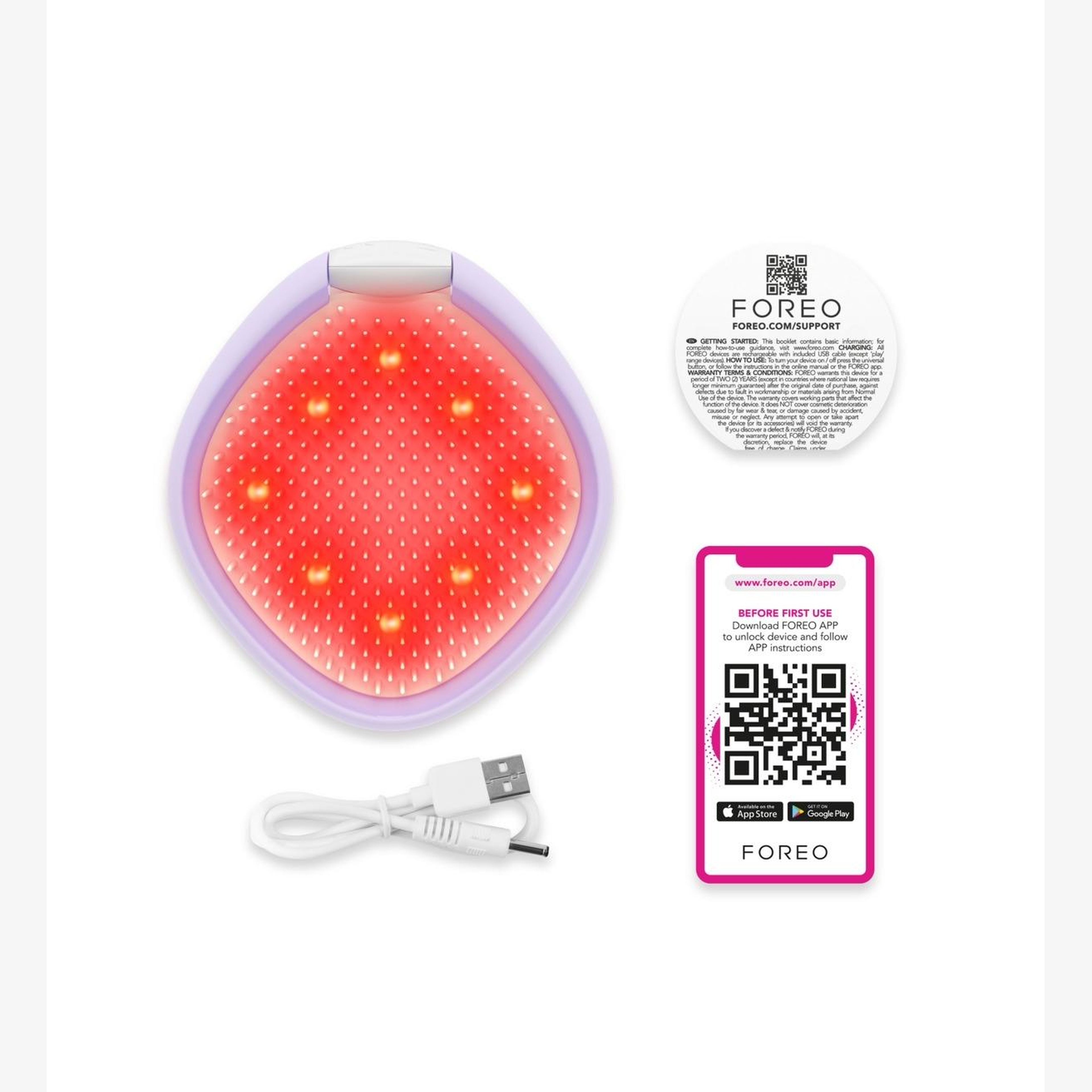 FOREO FLIP Play Advanced LED Saç Tarağı, I Lilac You