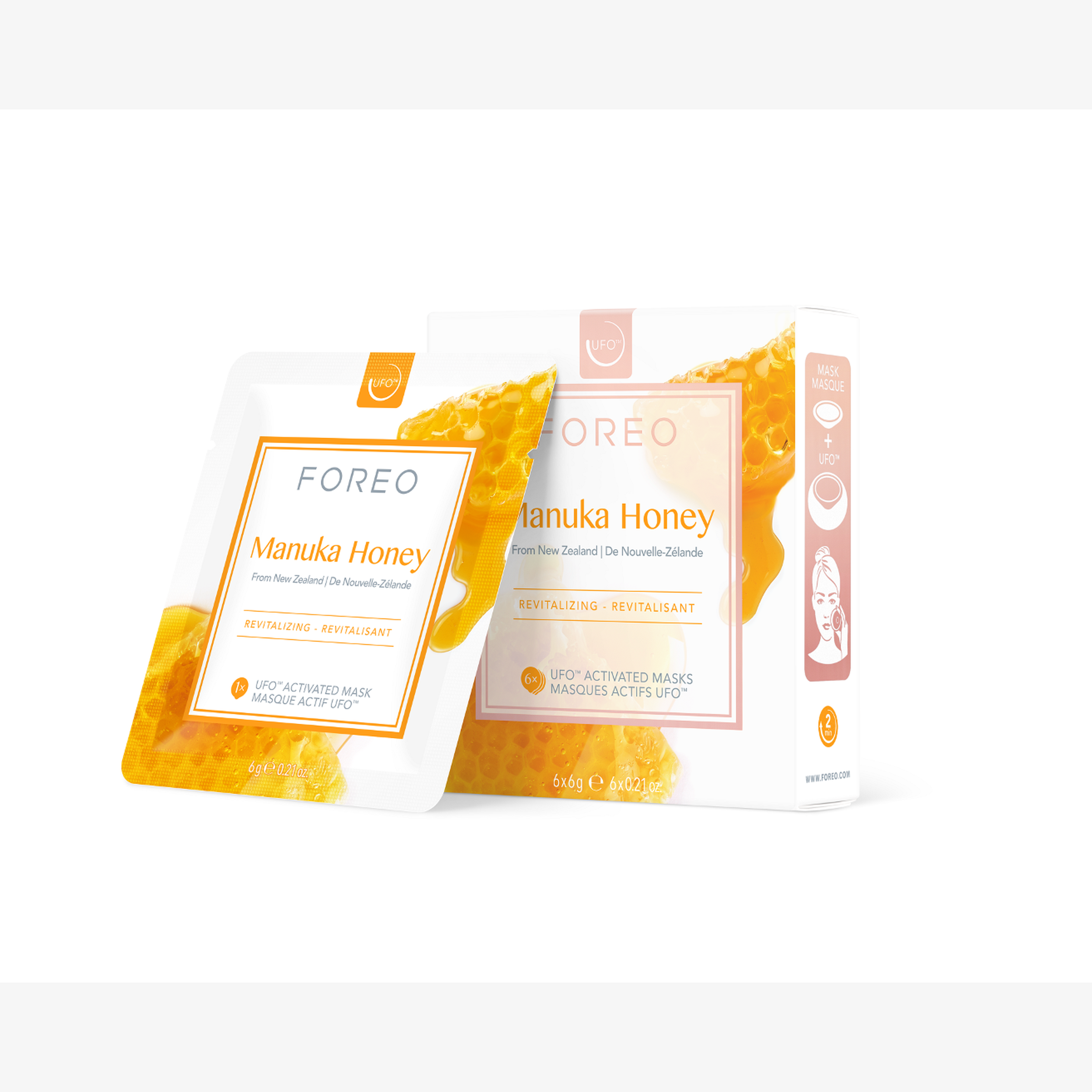 FOREO UFO Manuka Honey Canlandırıcı 6'lı Aktif Maske