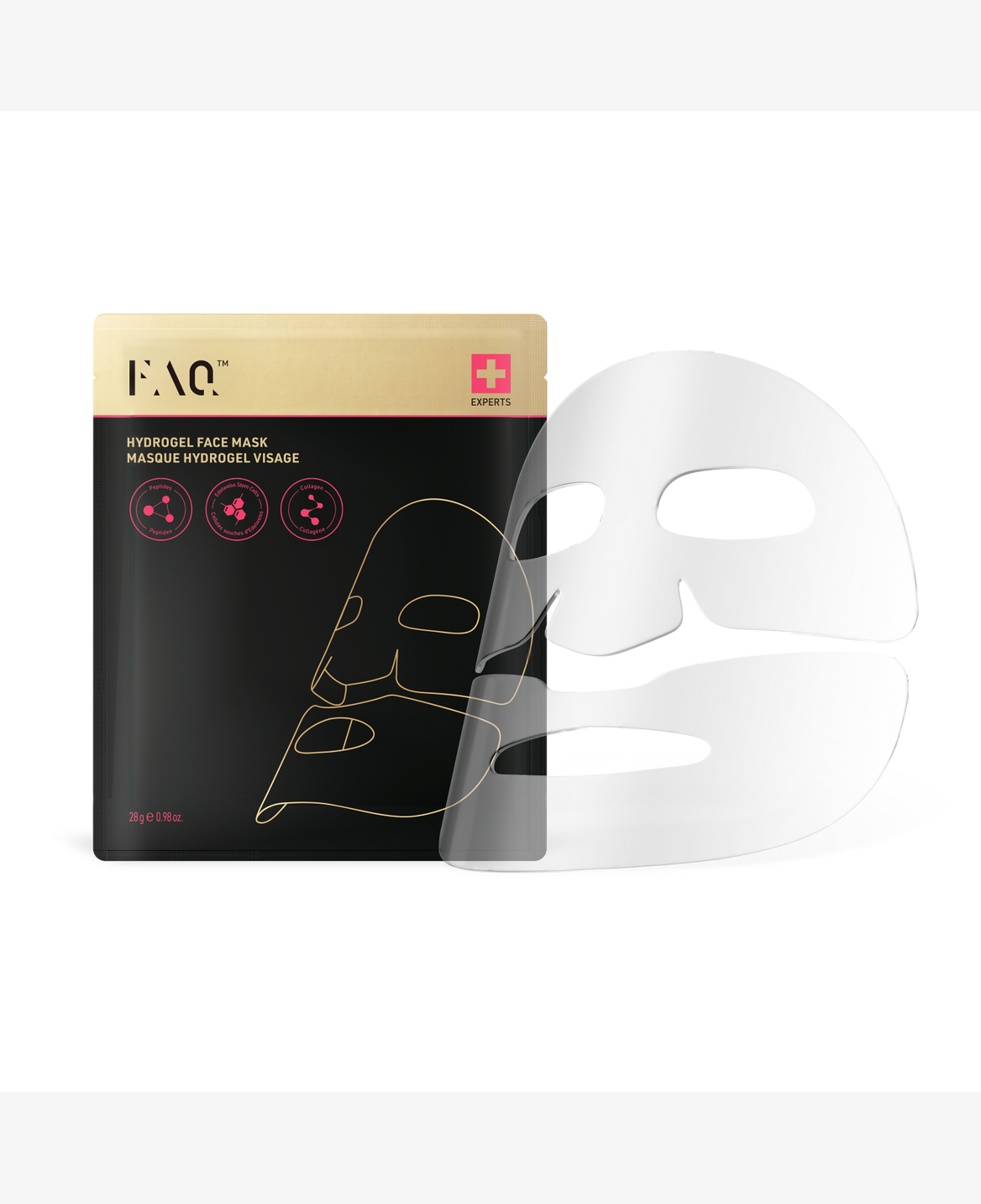 FOREO FAQ Glass Skin Kolajen Hidrojel 5'li Yüz Maskesi