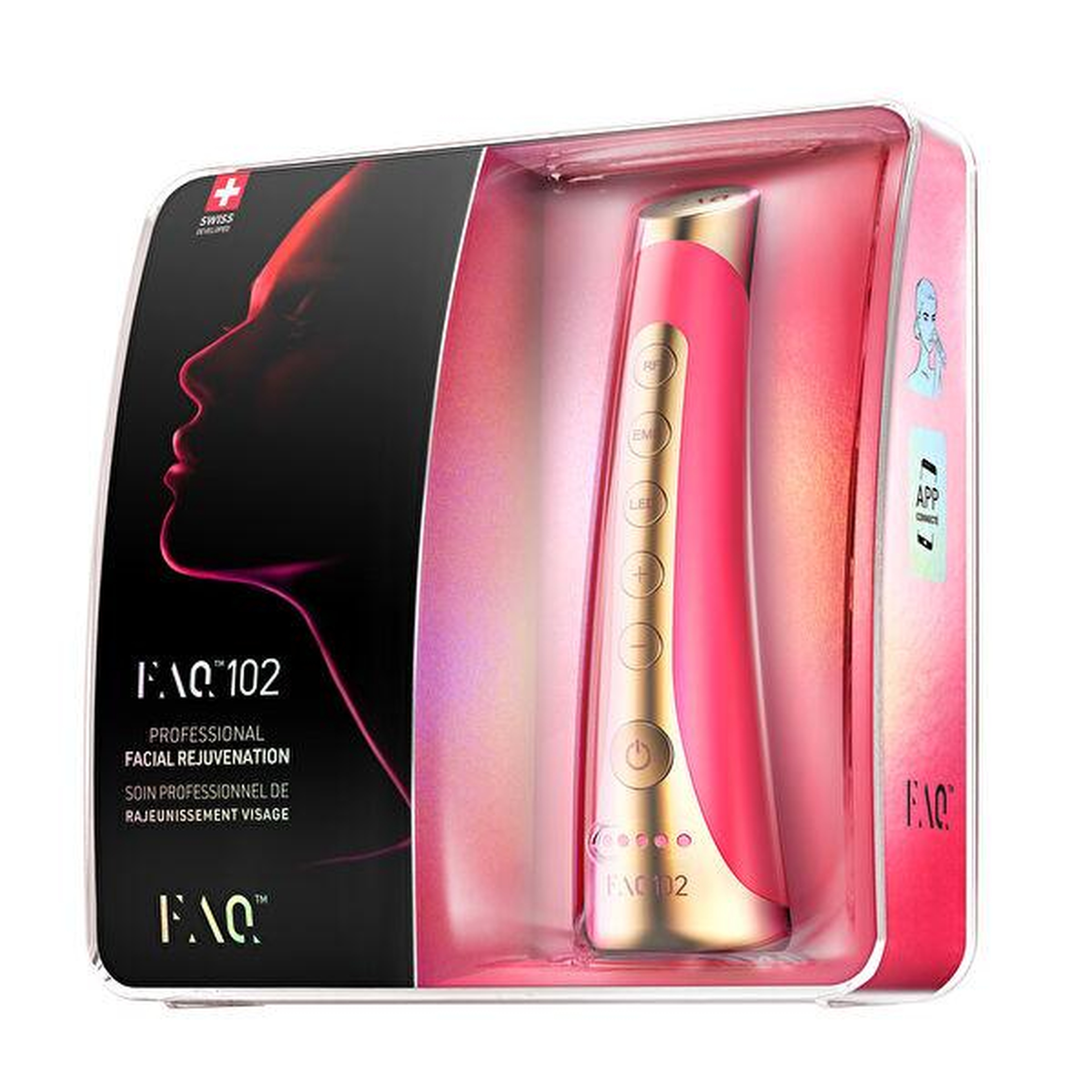 FOREO FAQ 102 Pink Ruby Gelişmiş Klinik Yaşlanma Karşıtı Cihaz