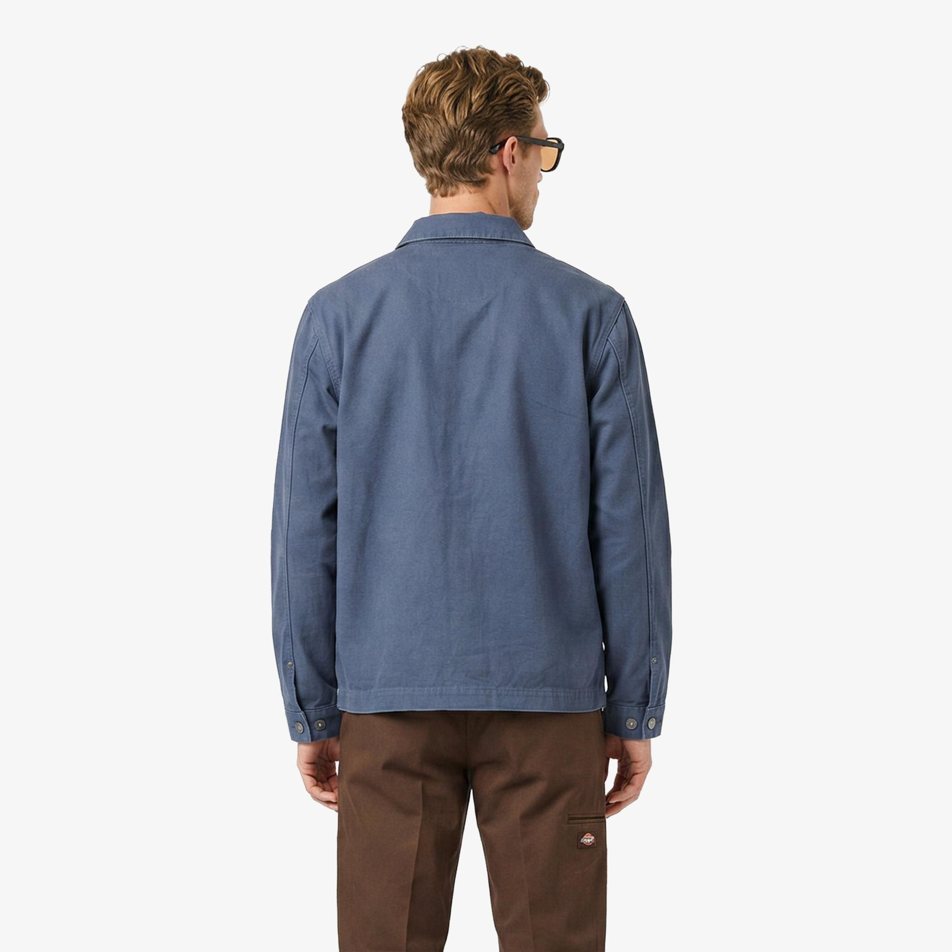 Dickies Unlined Canvas Barn Erkek Mavi Ceket