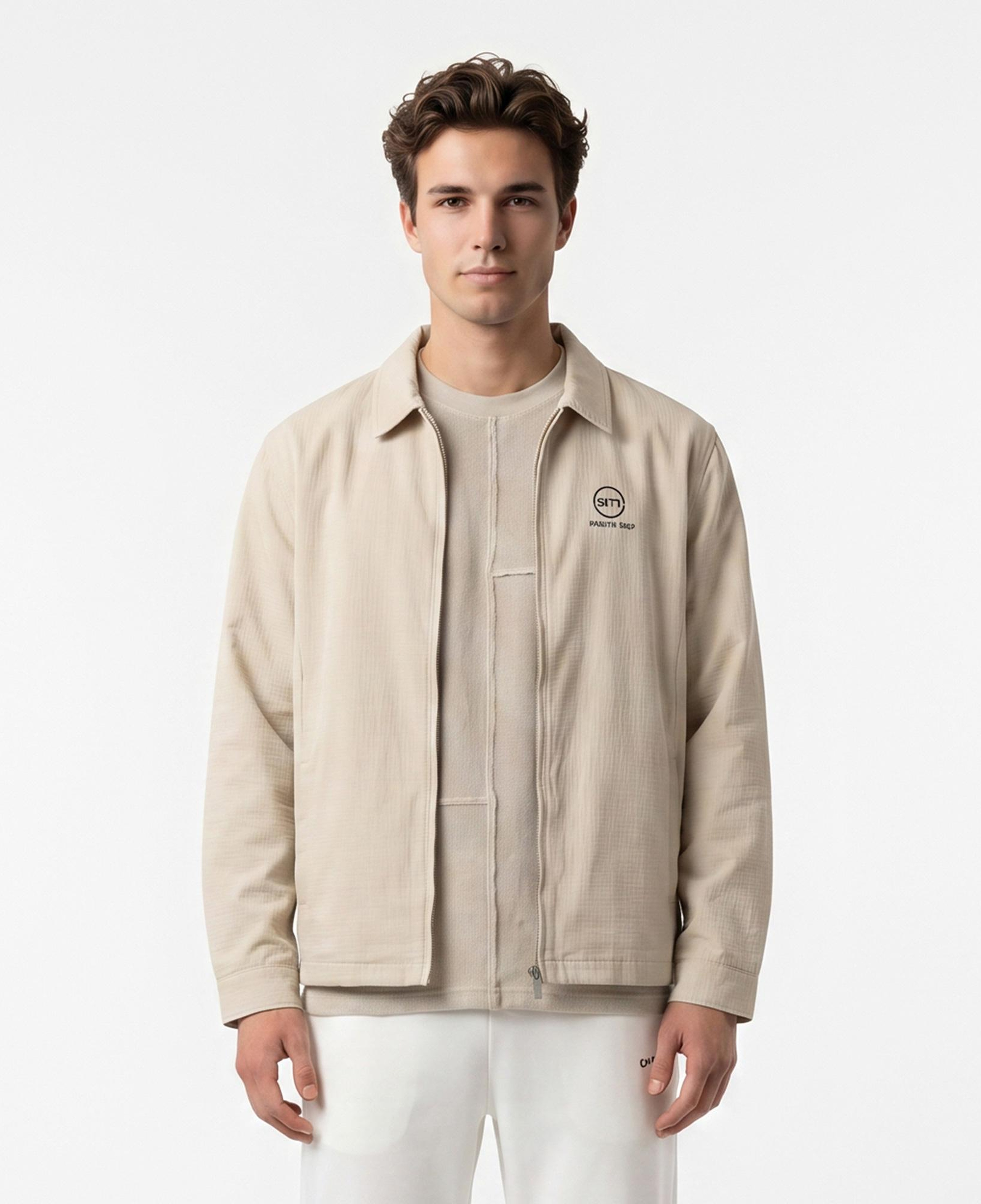 UNITED4 Comfort Fit Erkek Krem Ceket