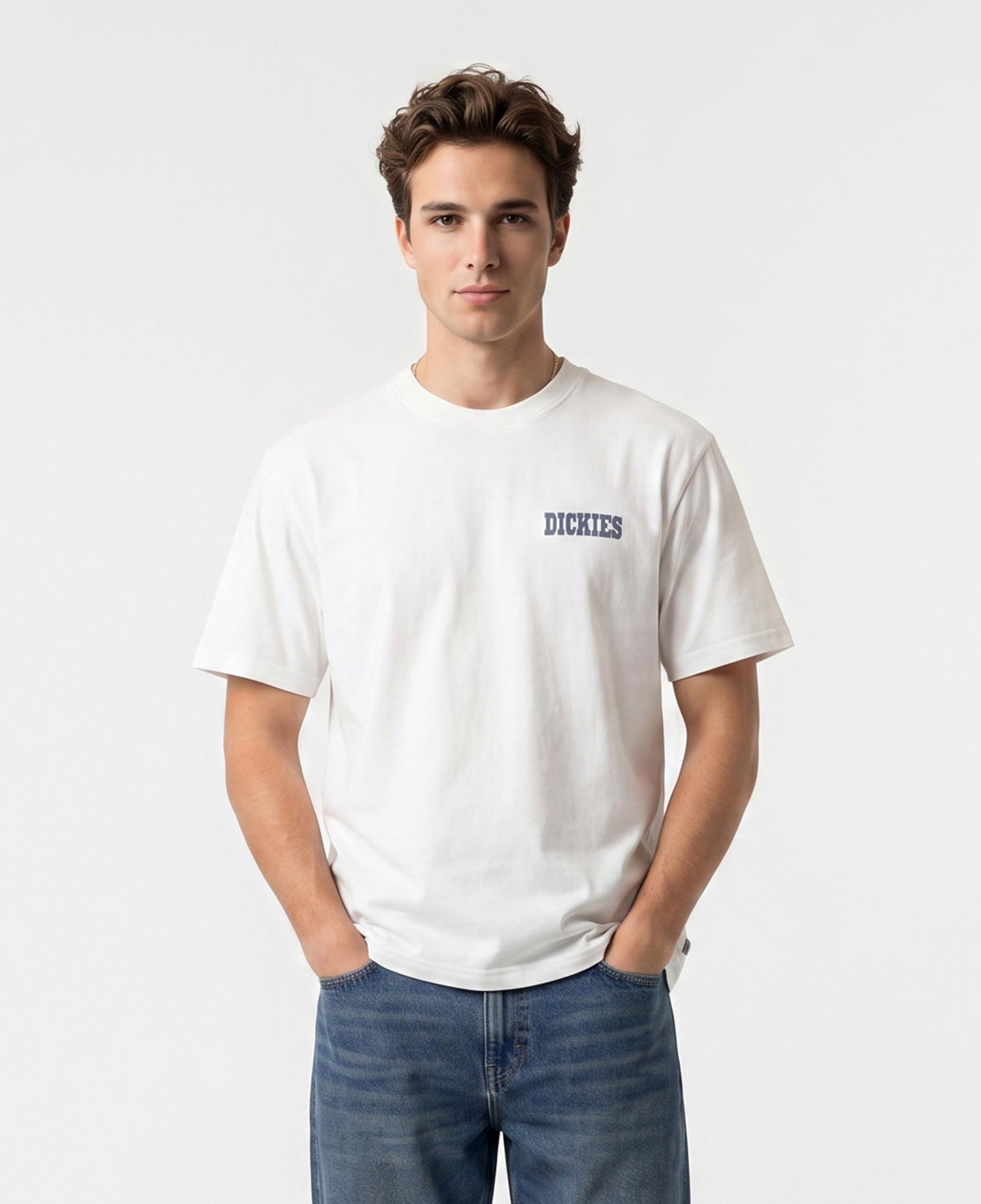Dickies Plain City Erkek Beyaz T-Shirt