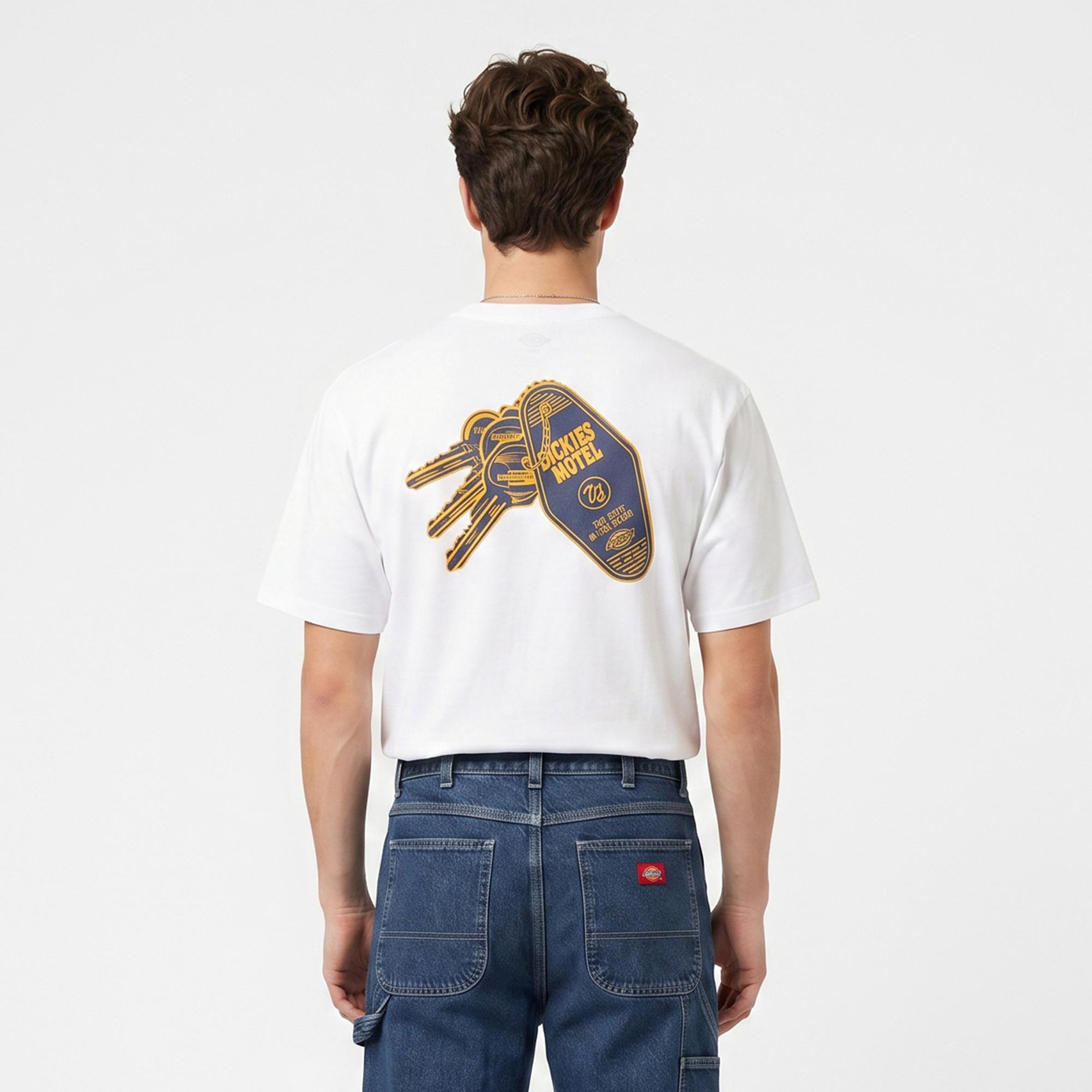 Dickies Plain City Erkek Beyaz T-Shirt