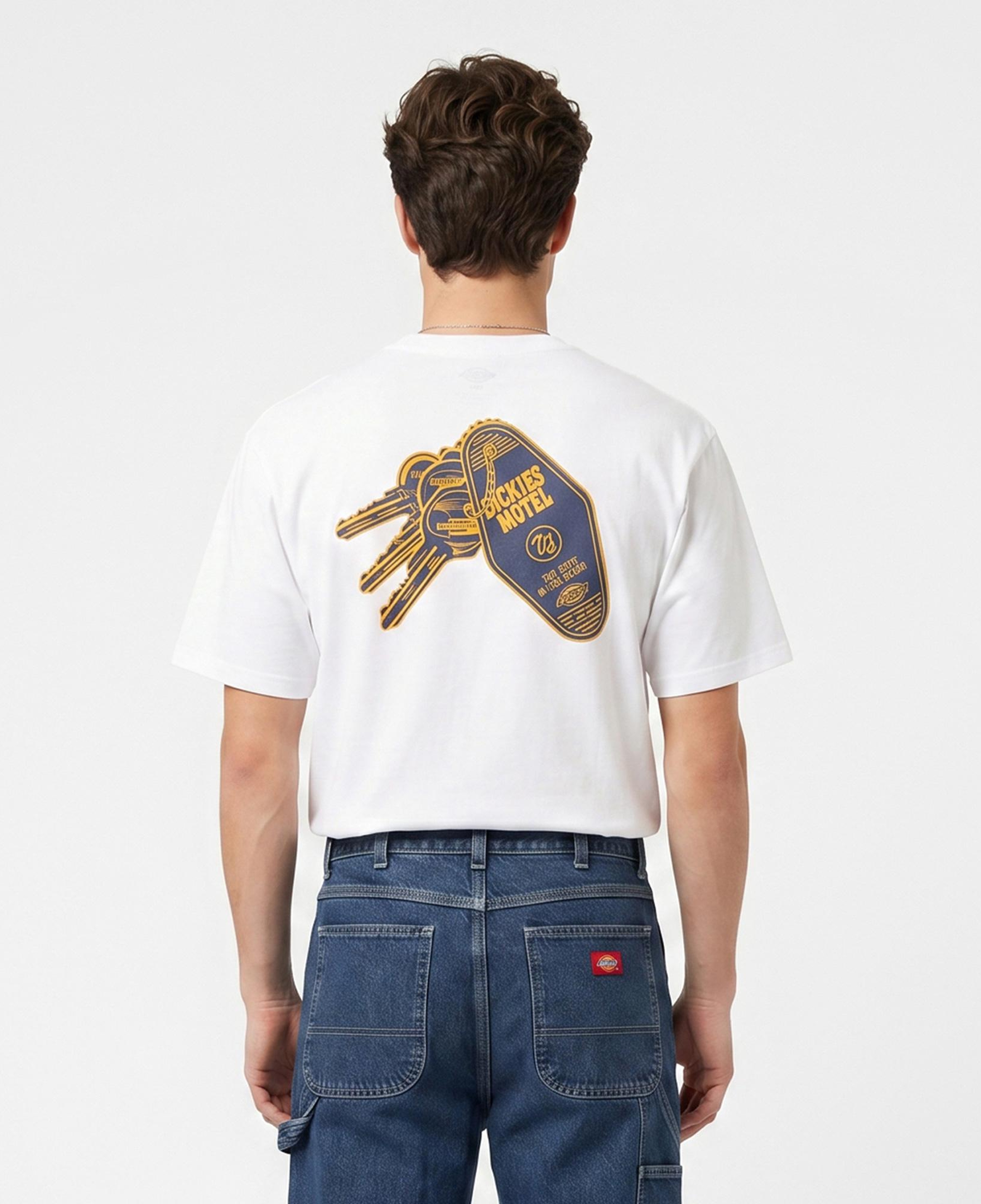 Dickies Plain City Erkek Beyaz T-Shirt
