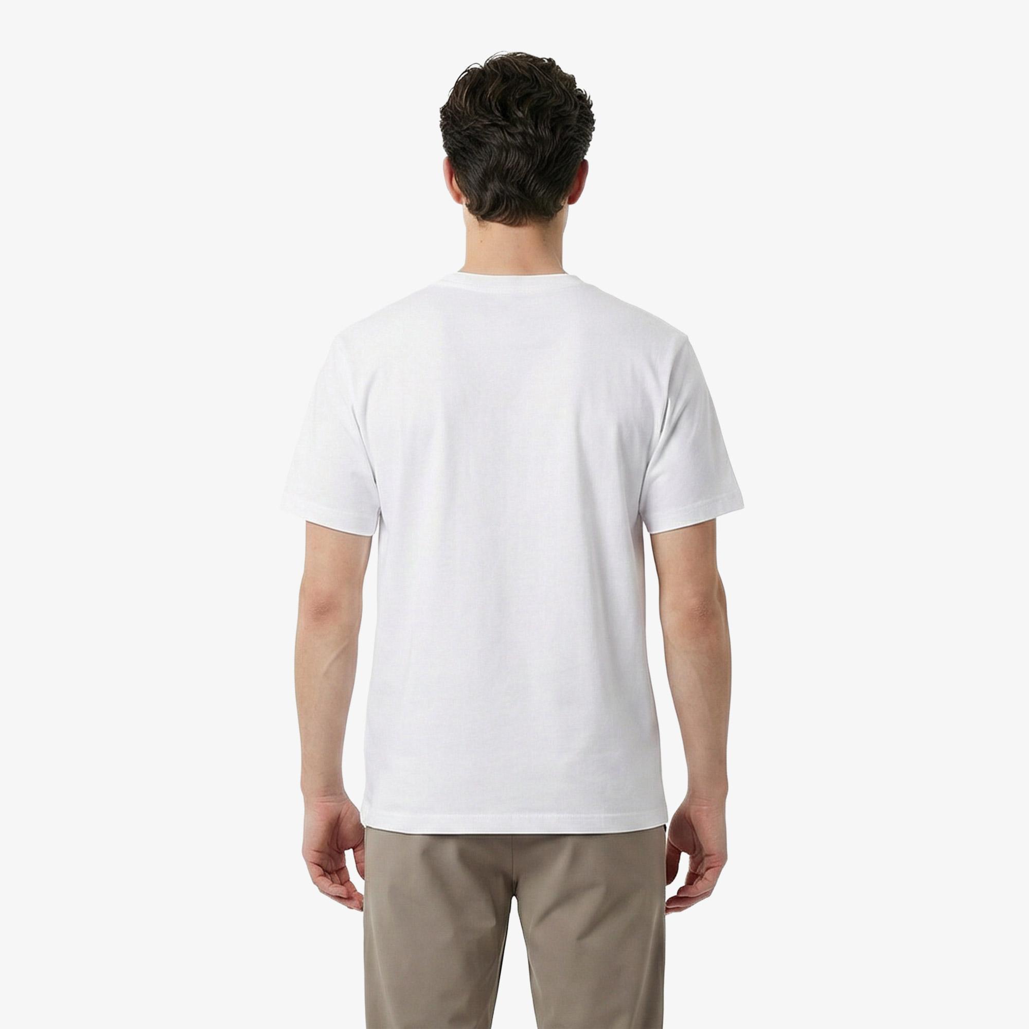 New Balance Pop Stand Erkek Beyaz T-Shirt