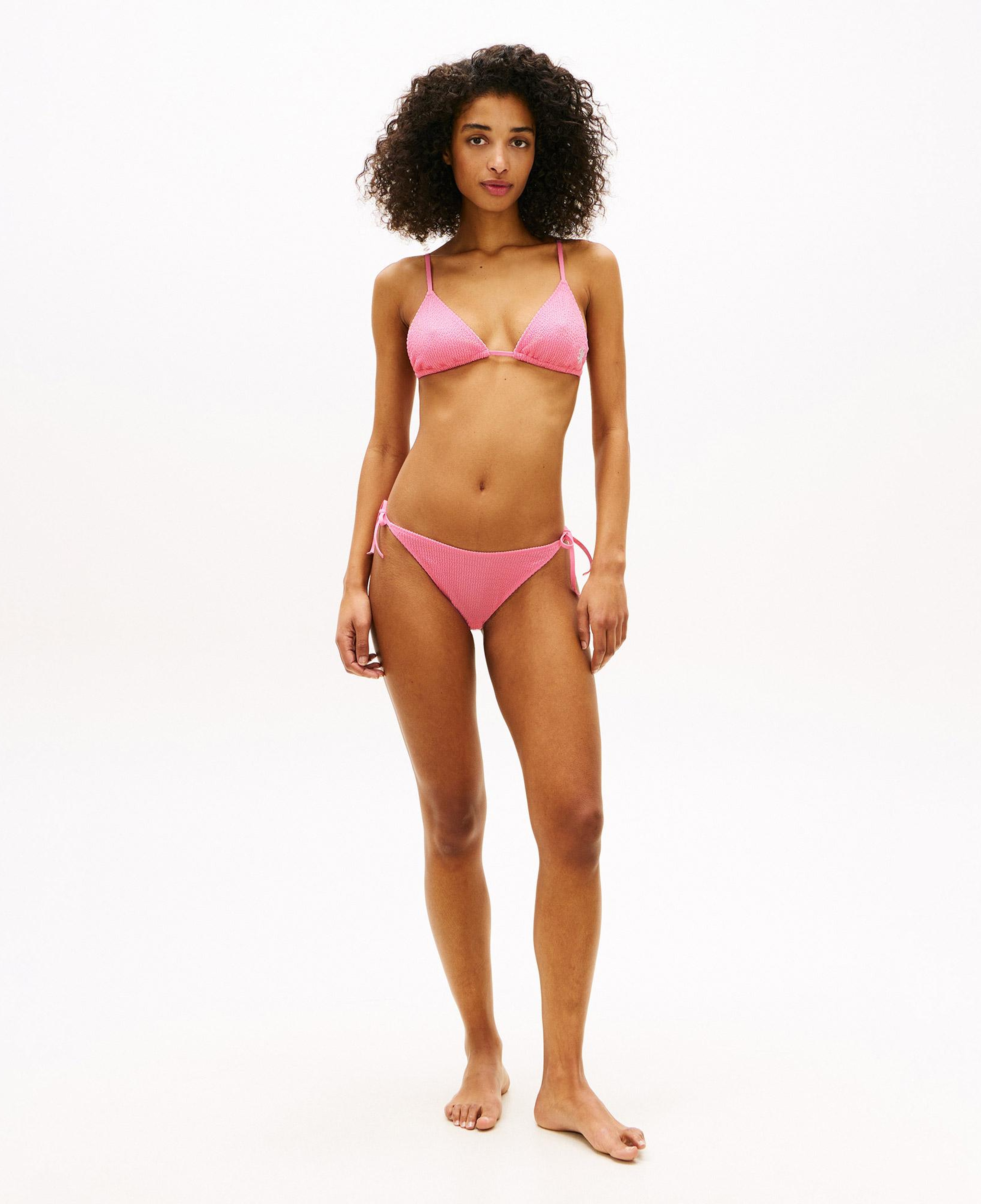 Tommy Hilfiger Texture Kadın Pembe Bikini Altı