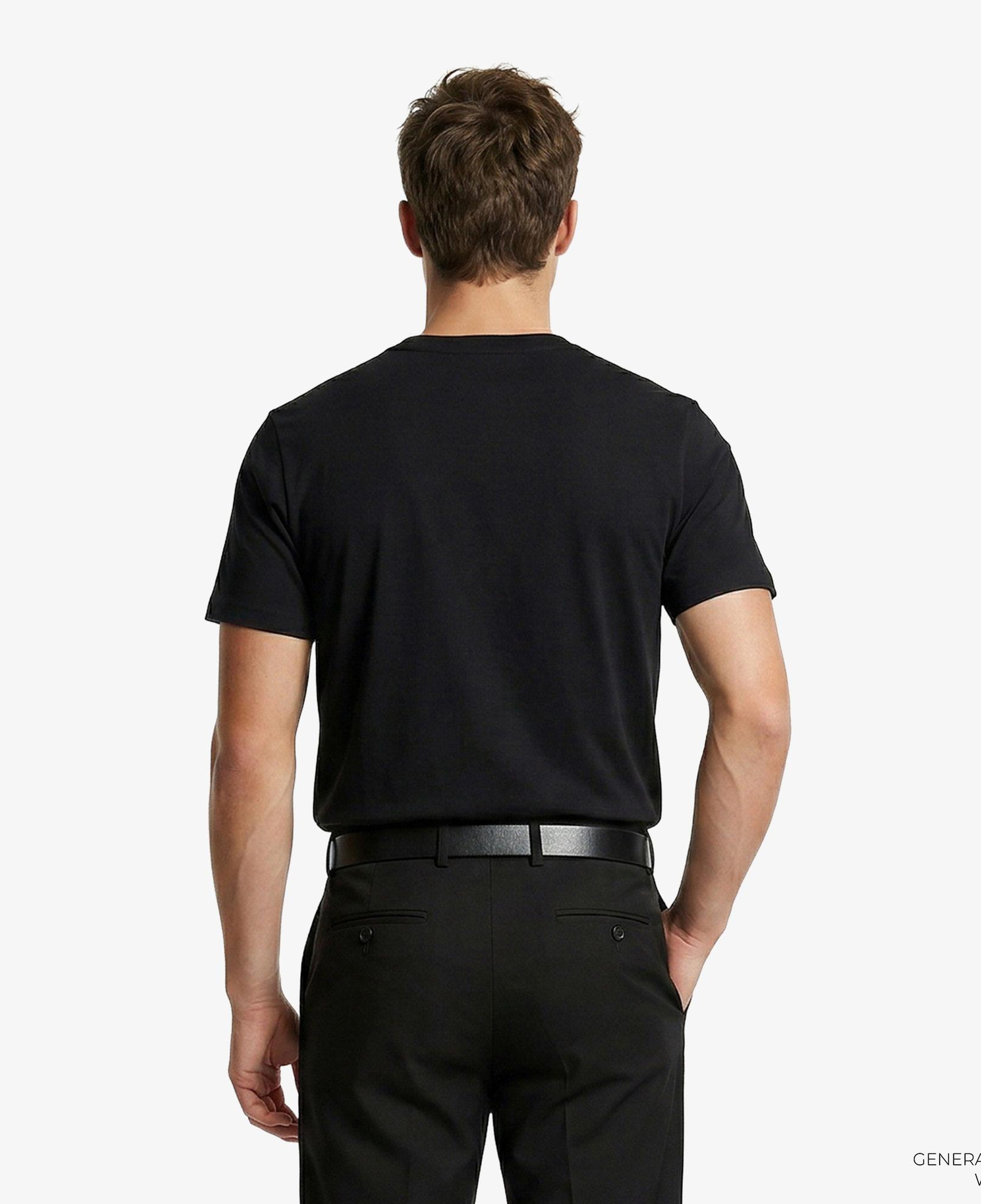 Calvin Klein Classic Foil Monologo Kadın Siyah T-Shirt