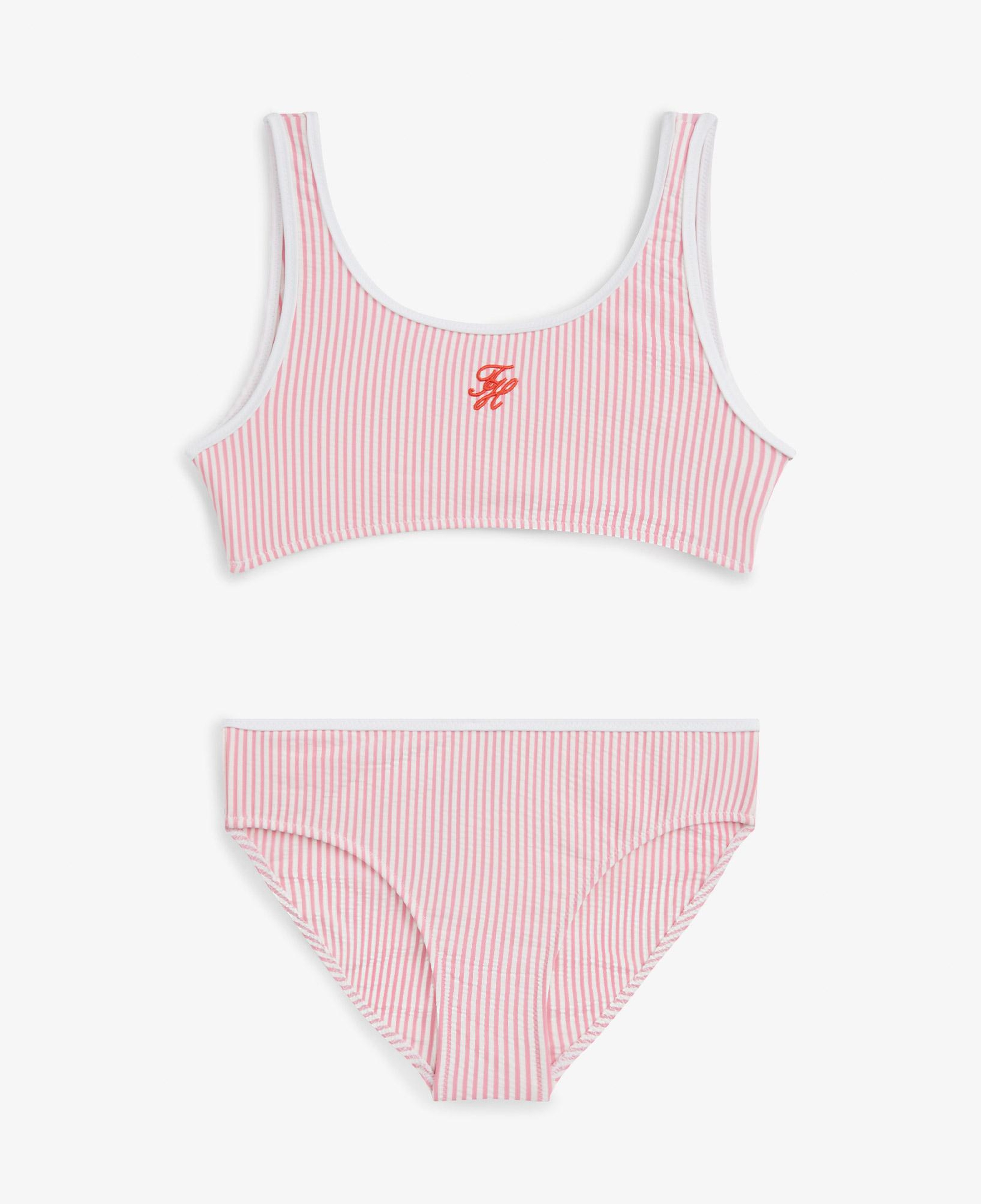 Tommy Hilfiger Script Çocuk Pembe Bikini Üstü