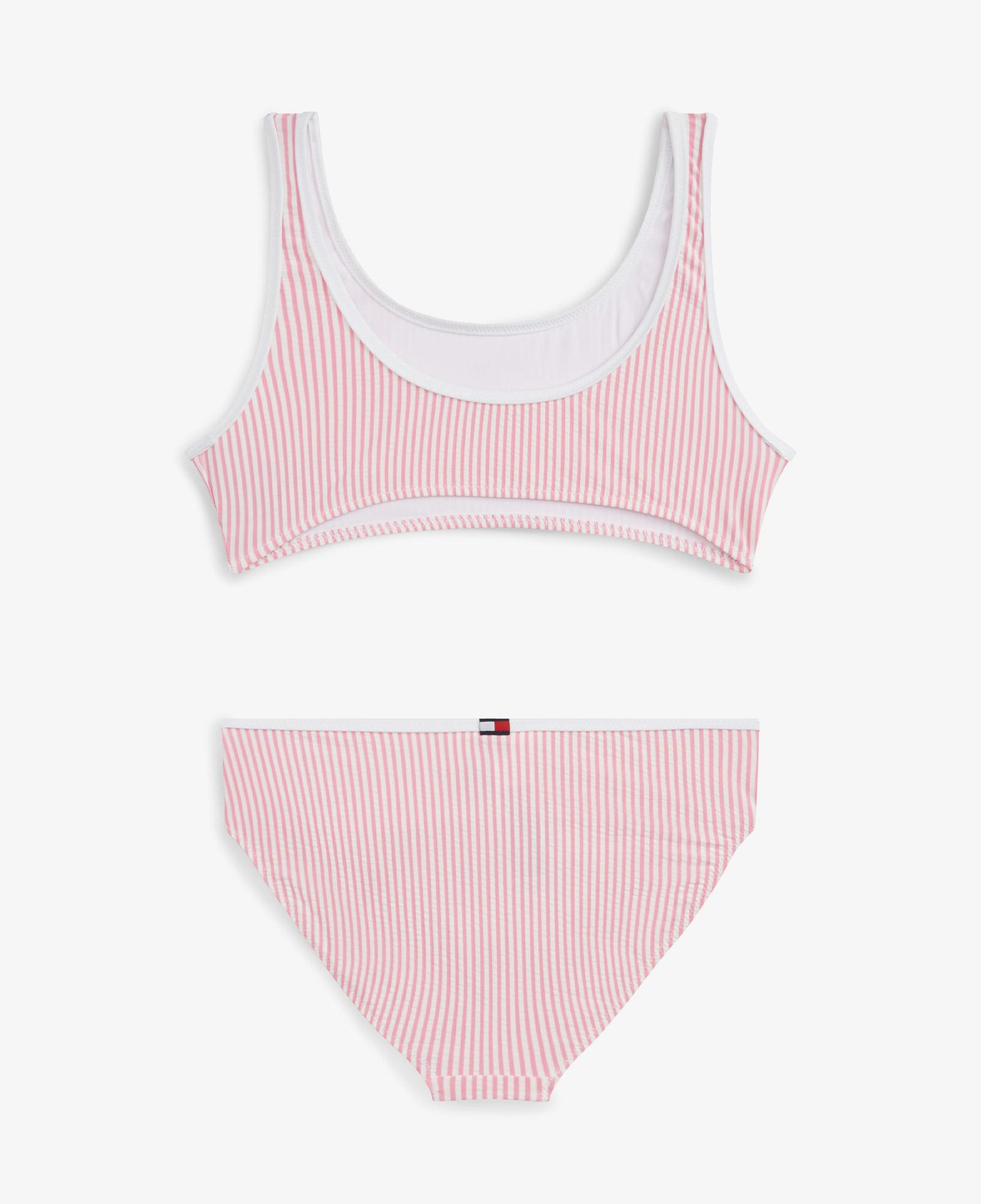 Tommy Hilfiger Script Çocuk Pembe Bikini Üstü