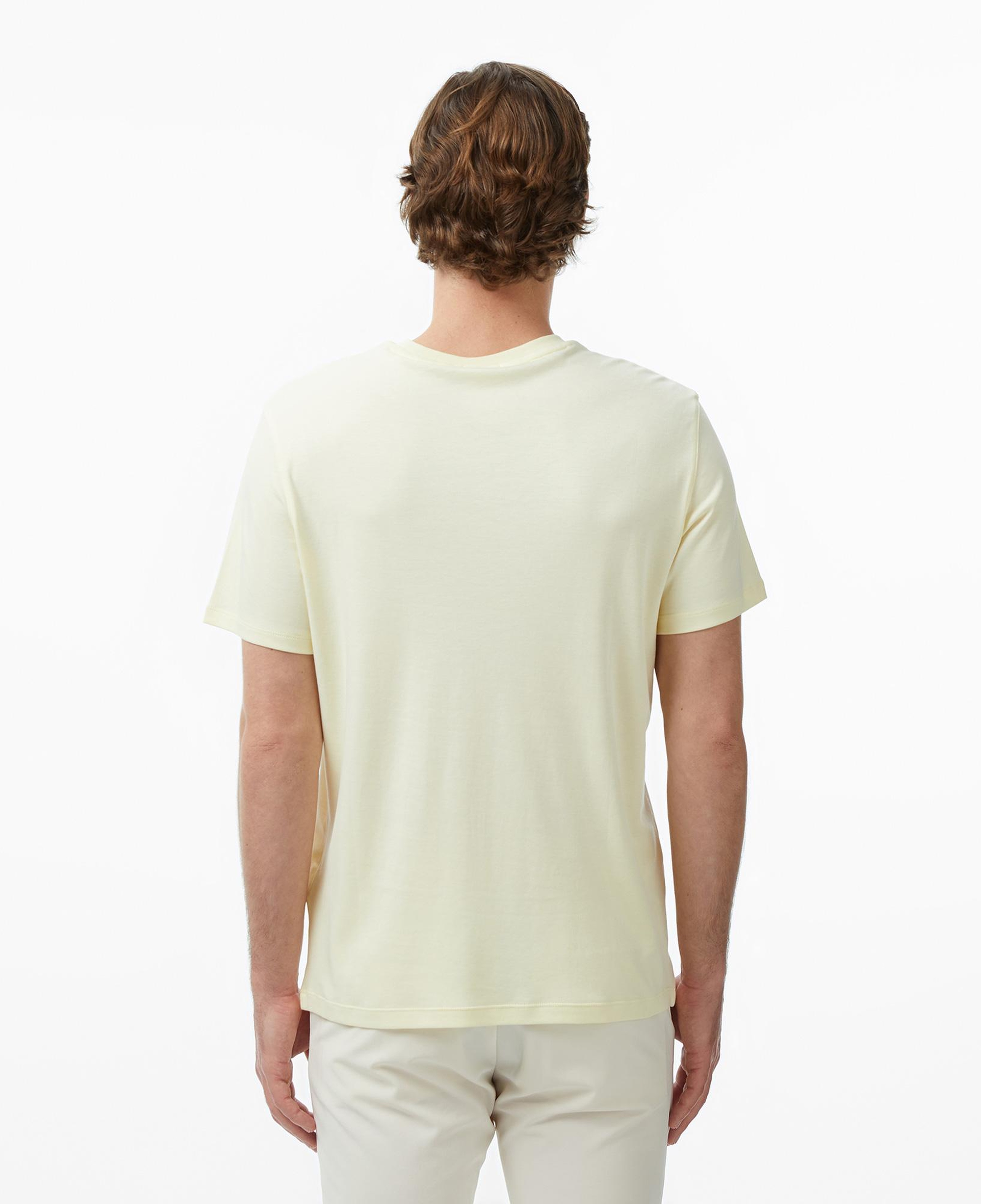 Calvin Klein Supima Chest Emblem Crewneck  Erkek Sarı T-Shirt