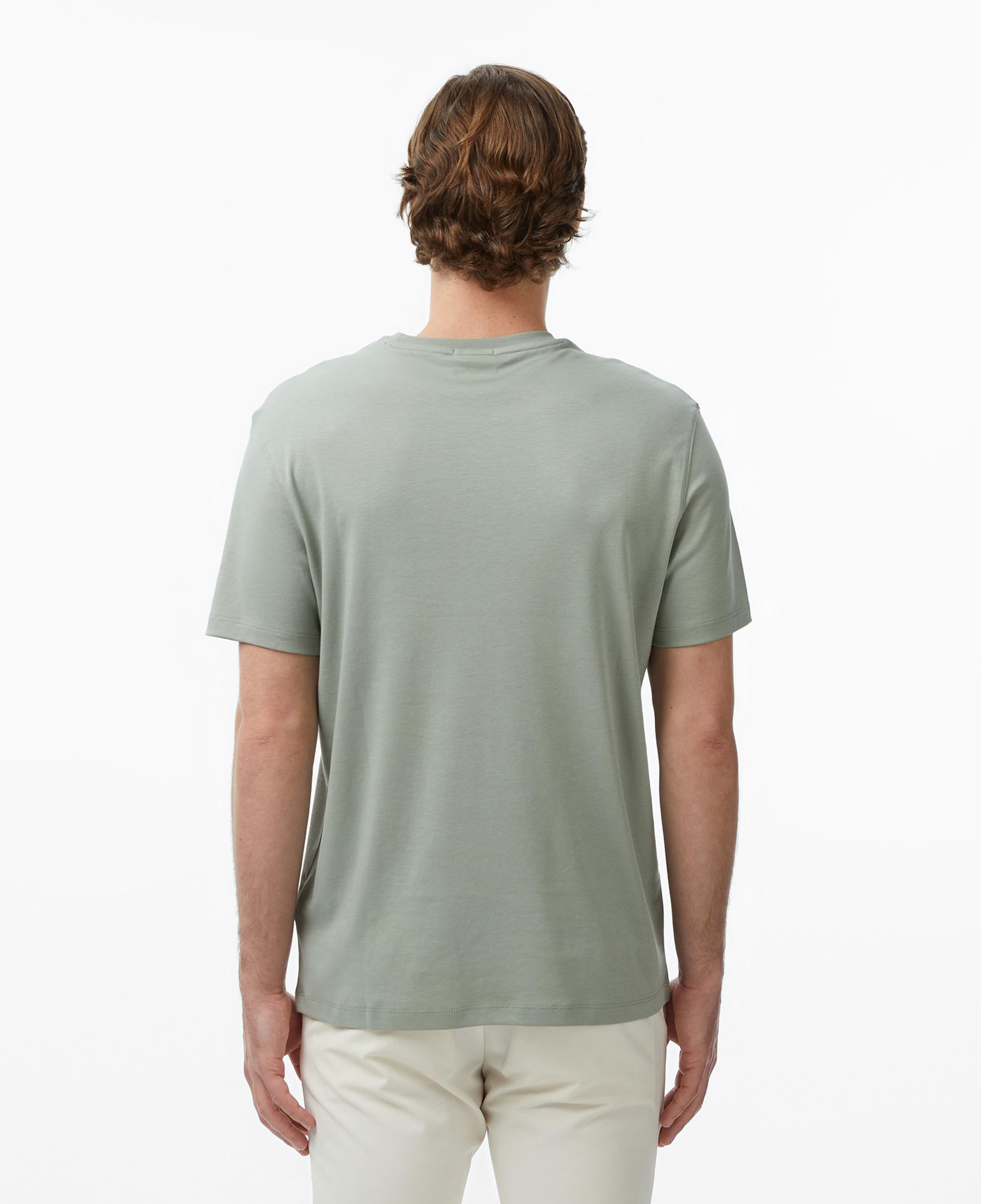 Calvin Klein Supima Chest Emblem Crewneck Erkek Bej T-Shirt