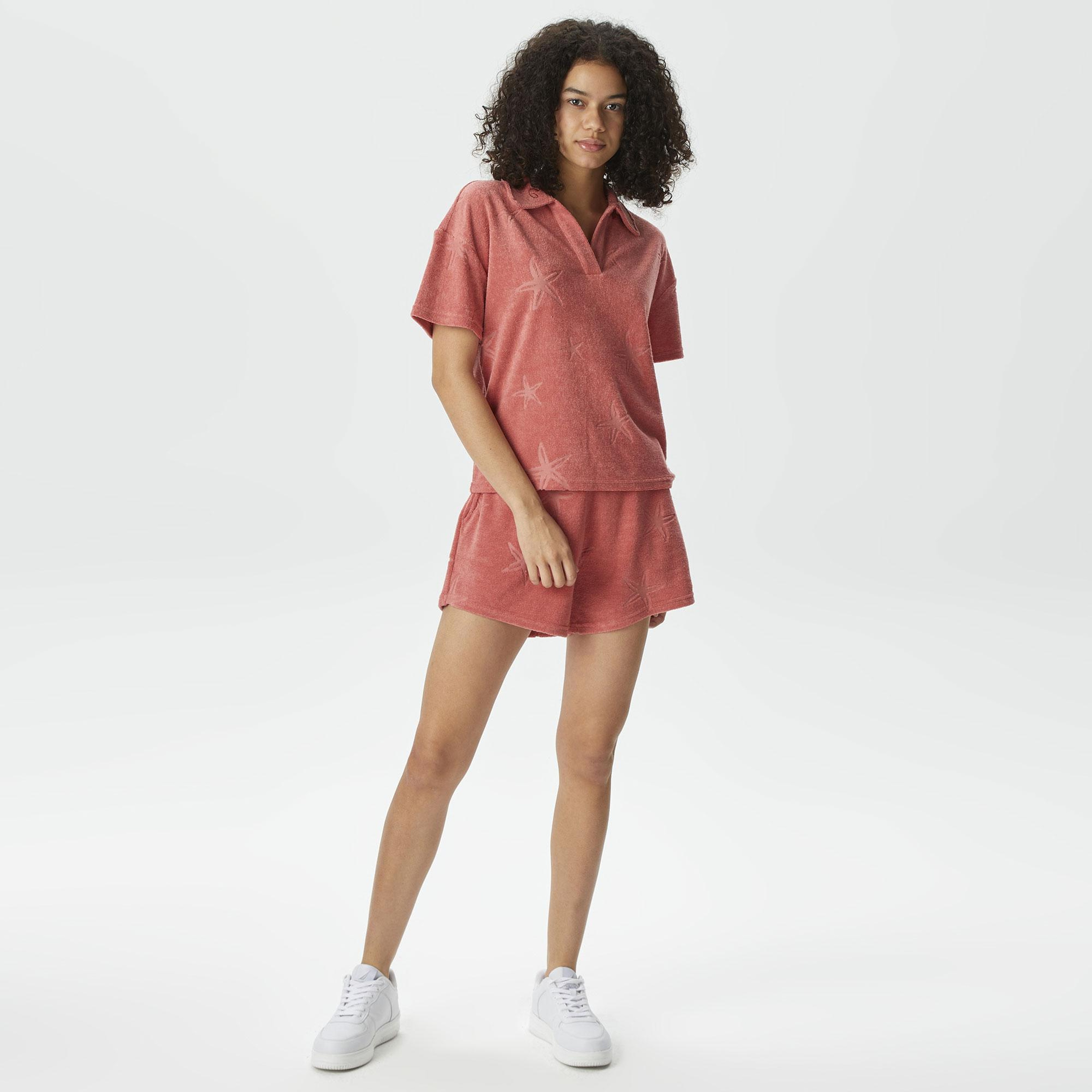 Nautica Kadın Pembe Relaxed Fit Şort