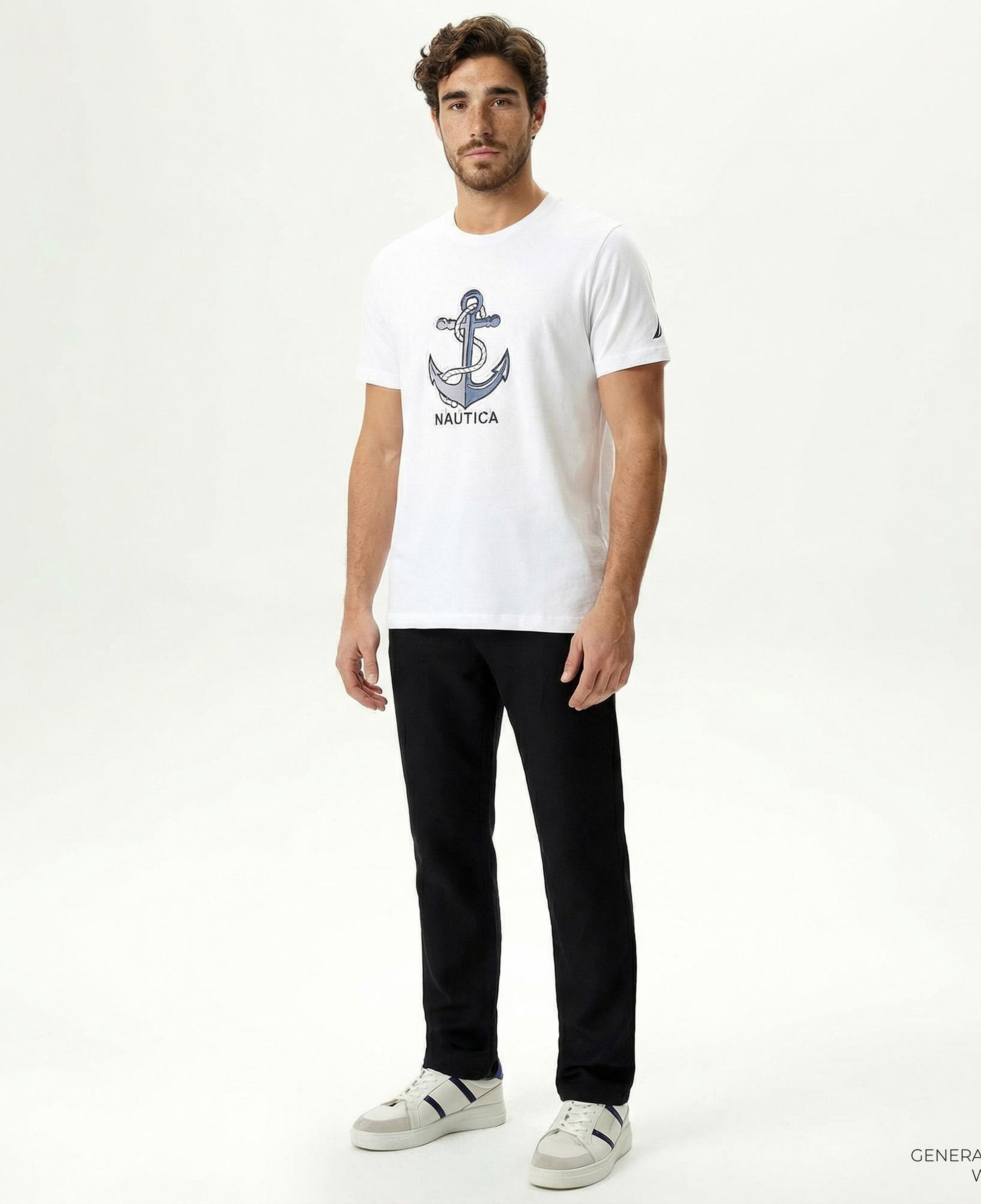 Nautica Erkek Siyah Classic Fit Pantolon