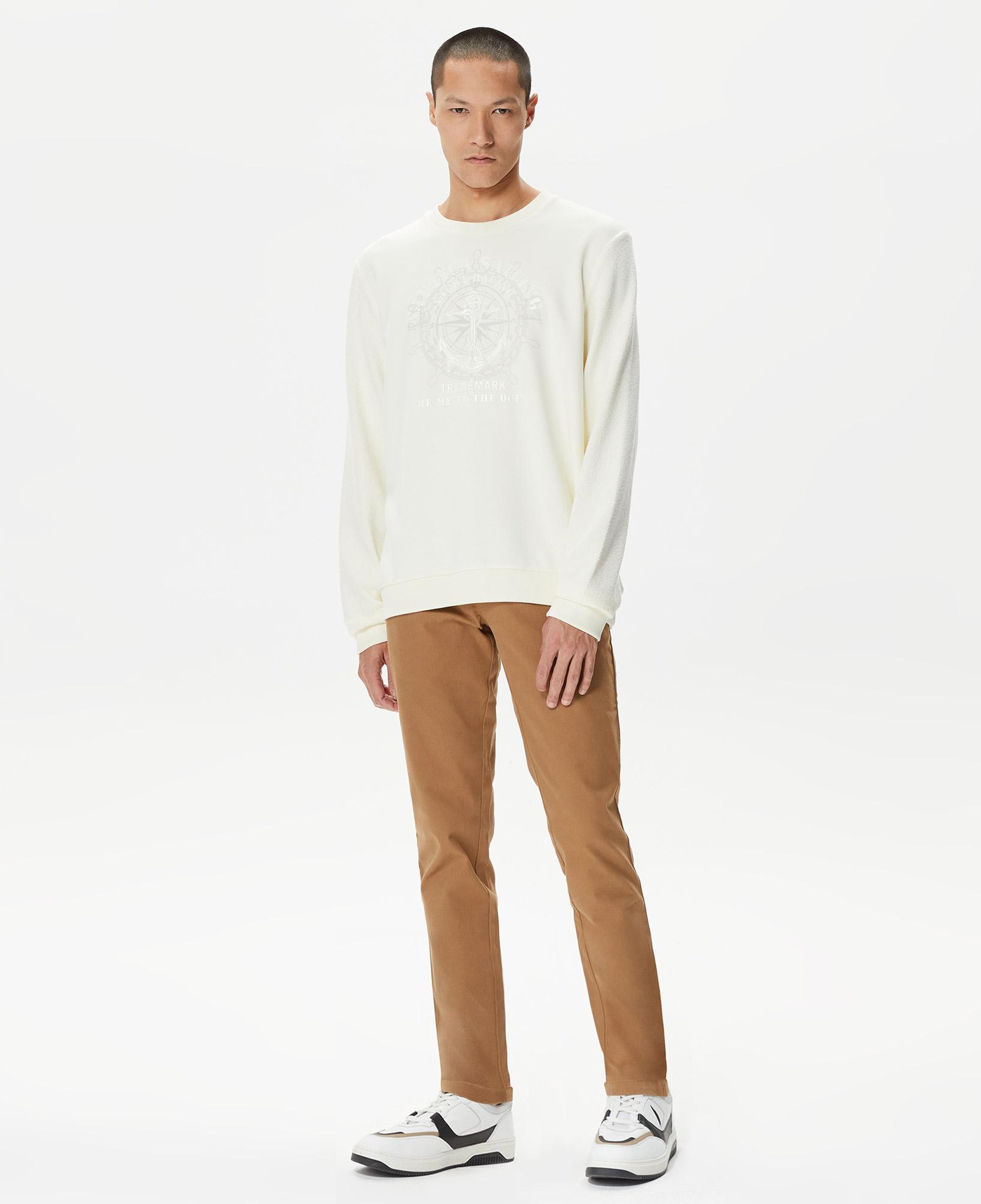 Nautica Erkek Bej Slim Fit Pantolon