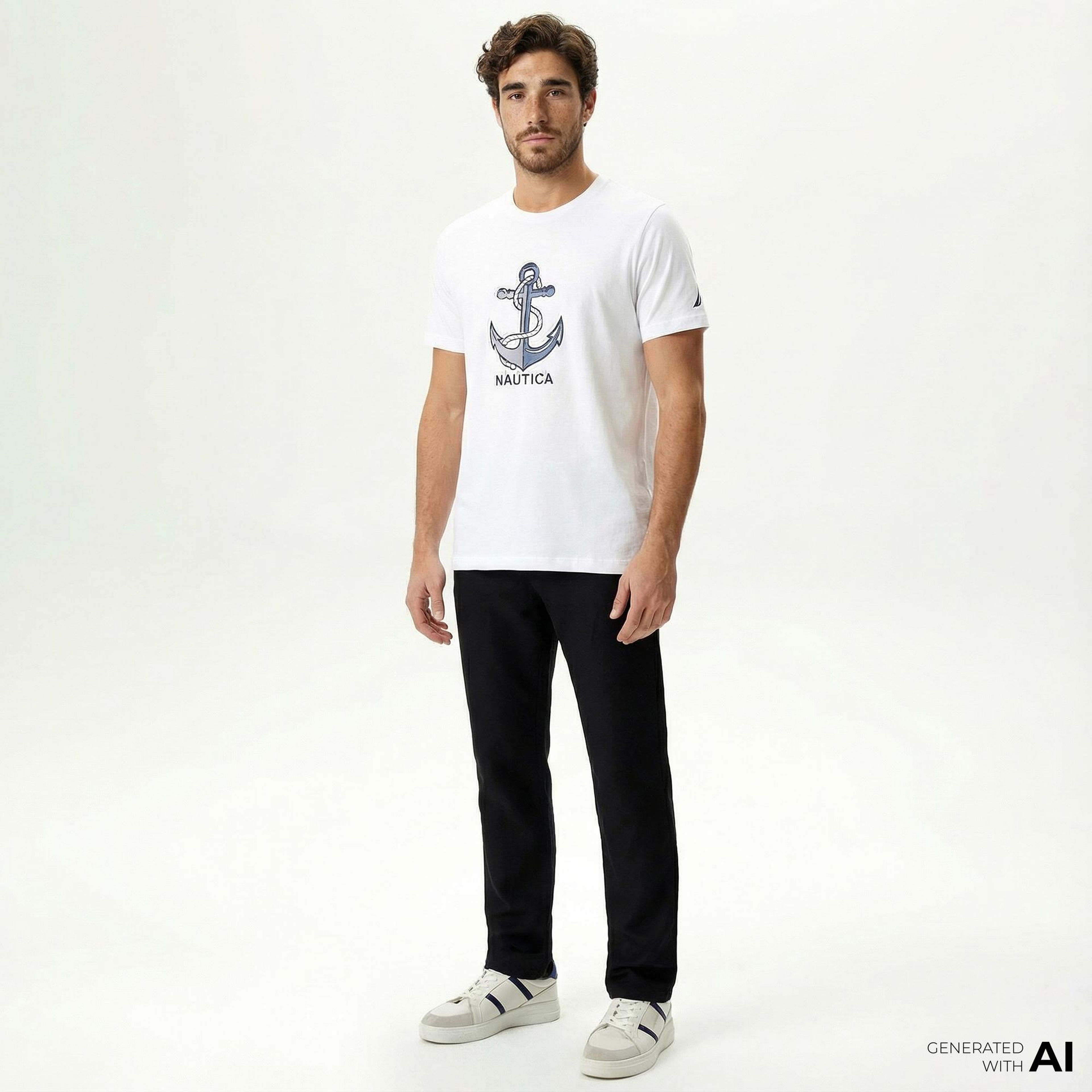 Nautica Erkek Siyah Classic Fit Pantolon