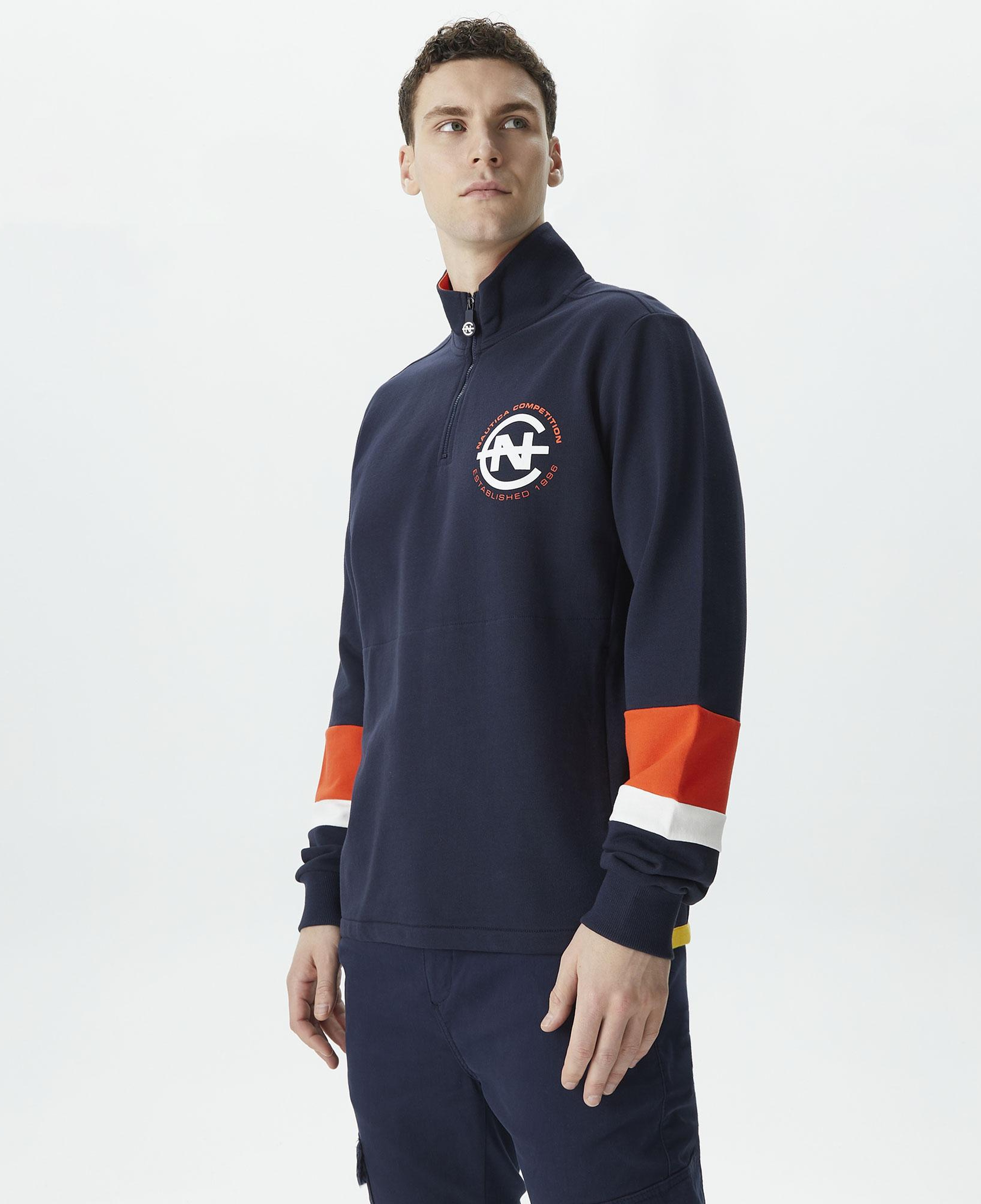 Nautica Erkek Lacivert Standart Fit Sweatshirt