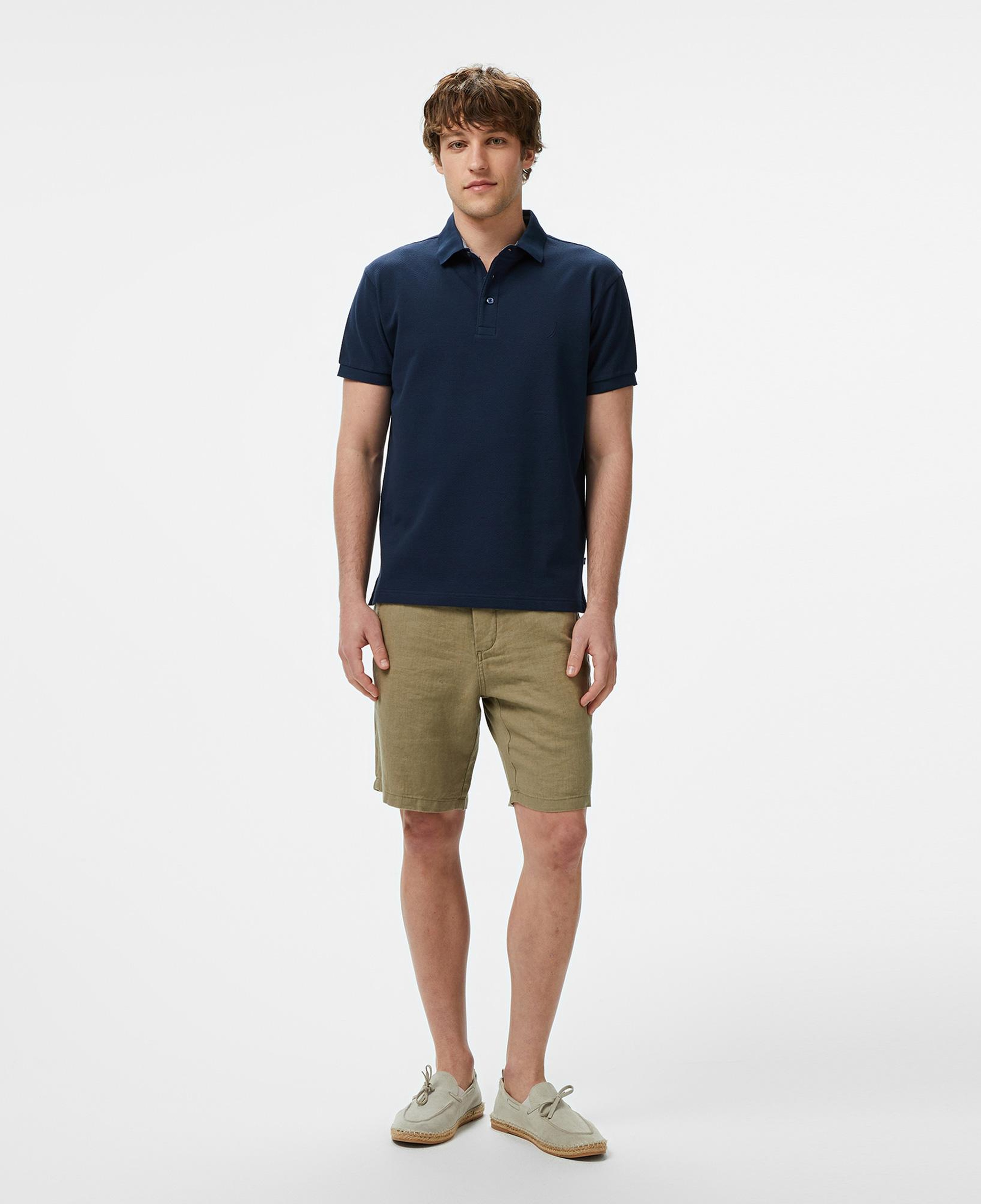 Nautica Erkek Lacivert Classic Fit Polo Yaka T-Shirt