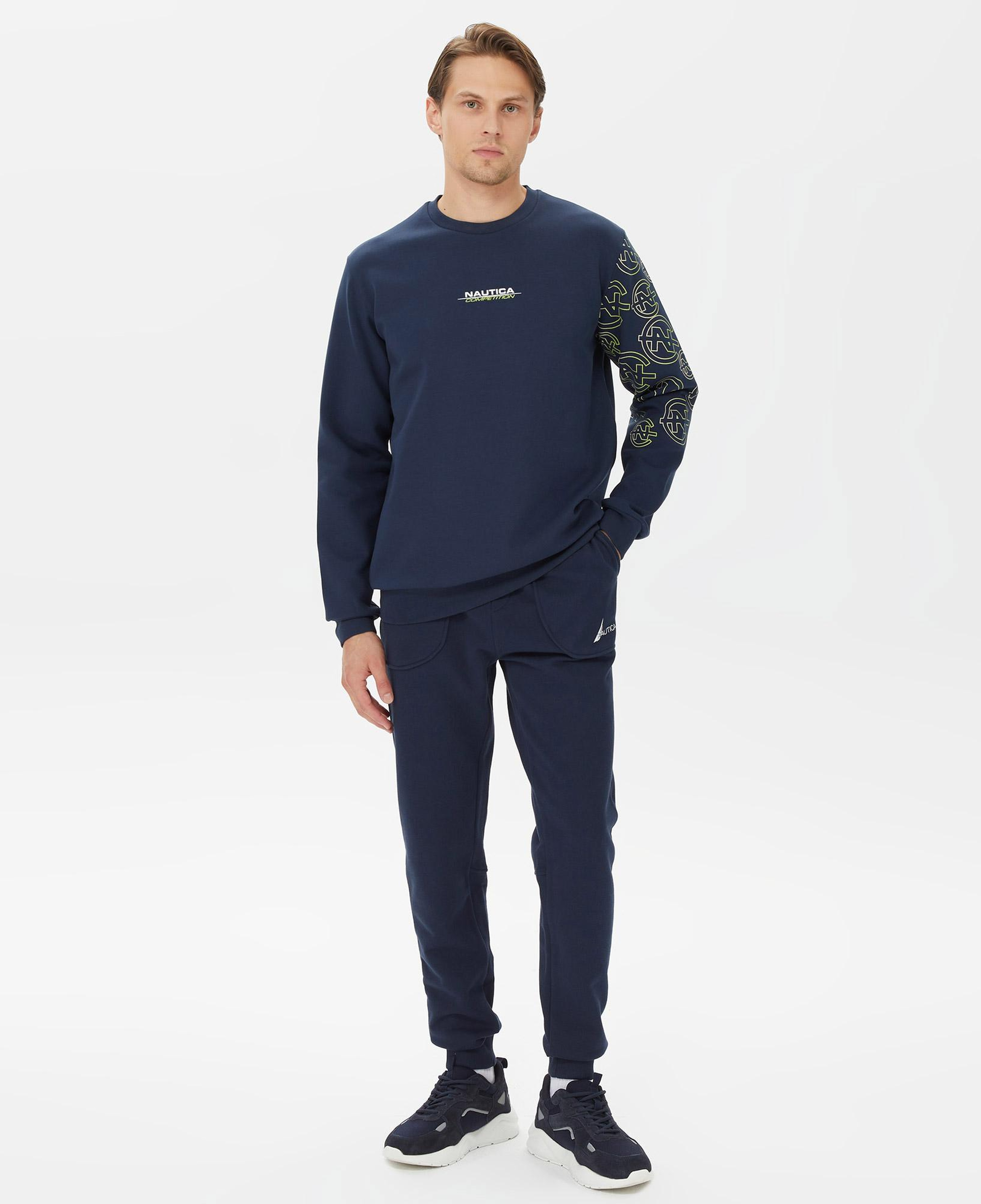 Nautica Erkek Lacivert Standart Fit Sweatshirt