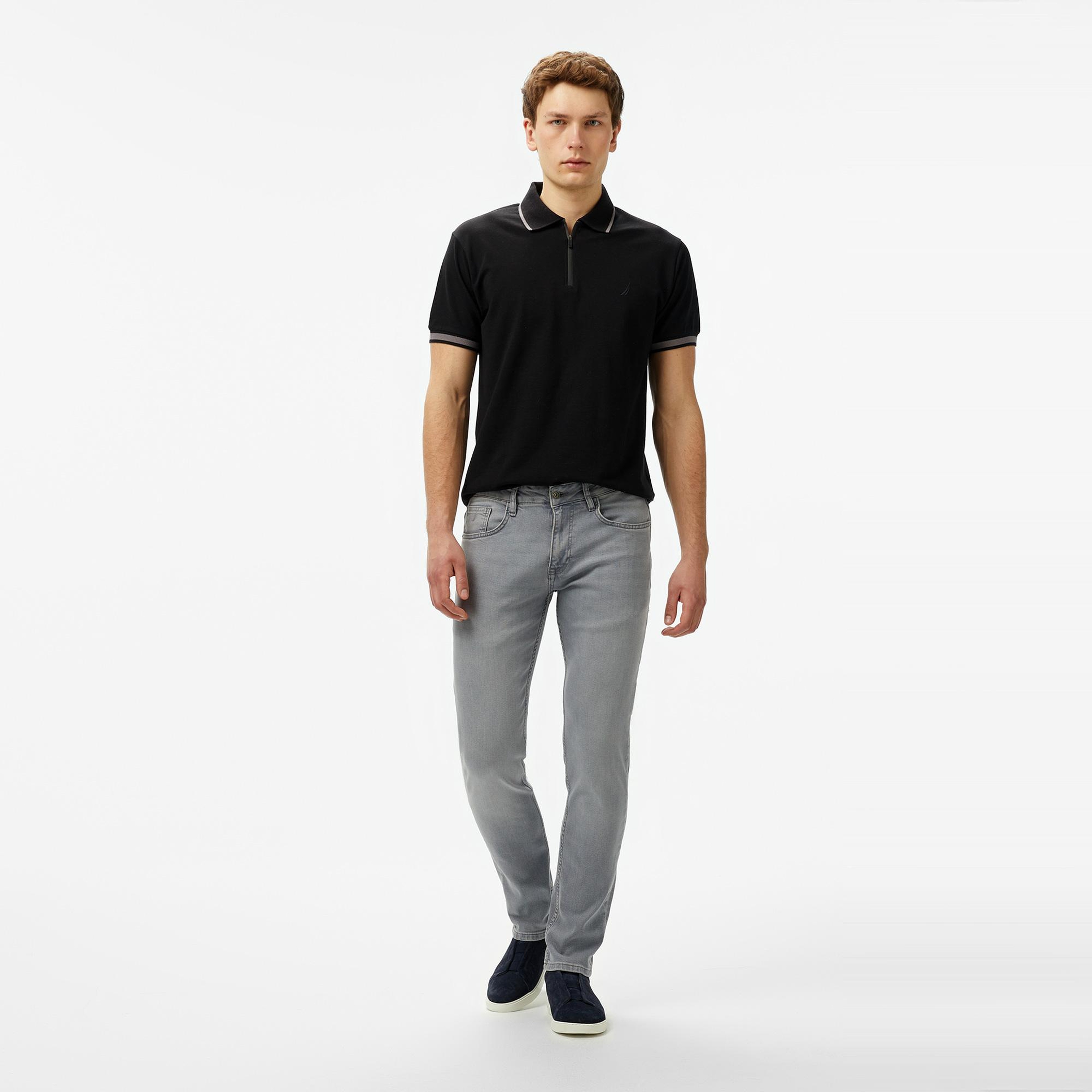 Nautica Erkek Bej Jogger Keten Pantolon