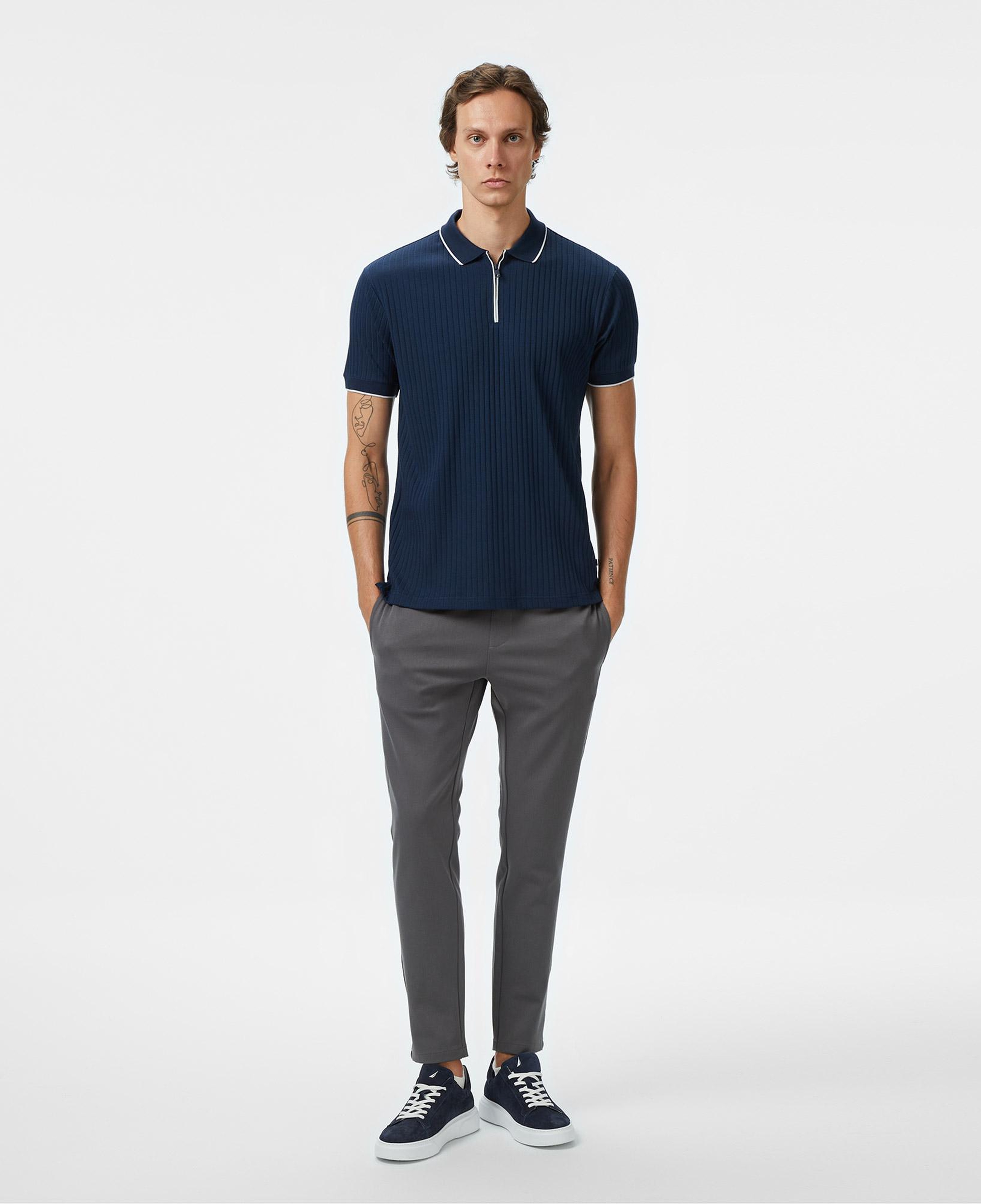 Nautica Erkek Lacivert Classic Fit Polo Yaka T-Shirt