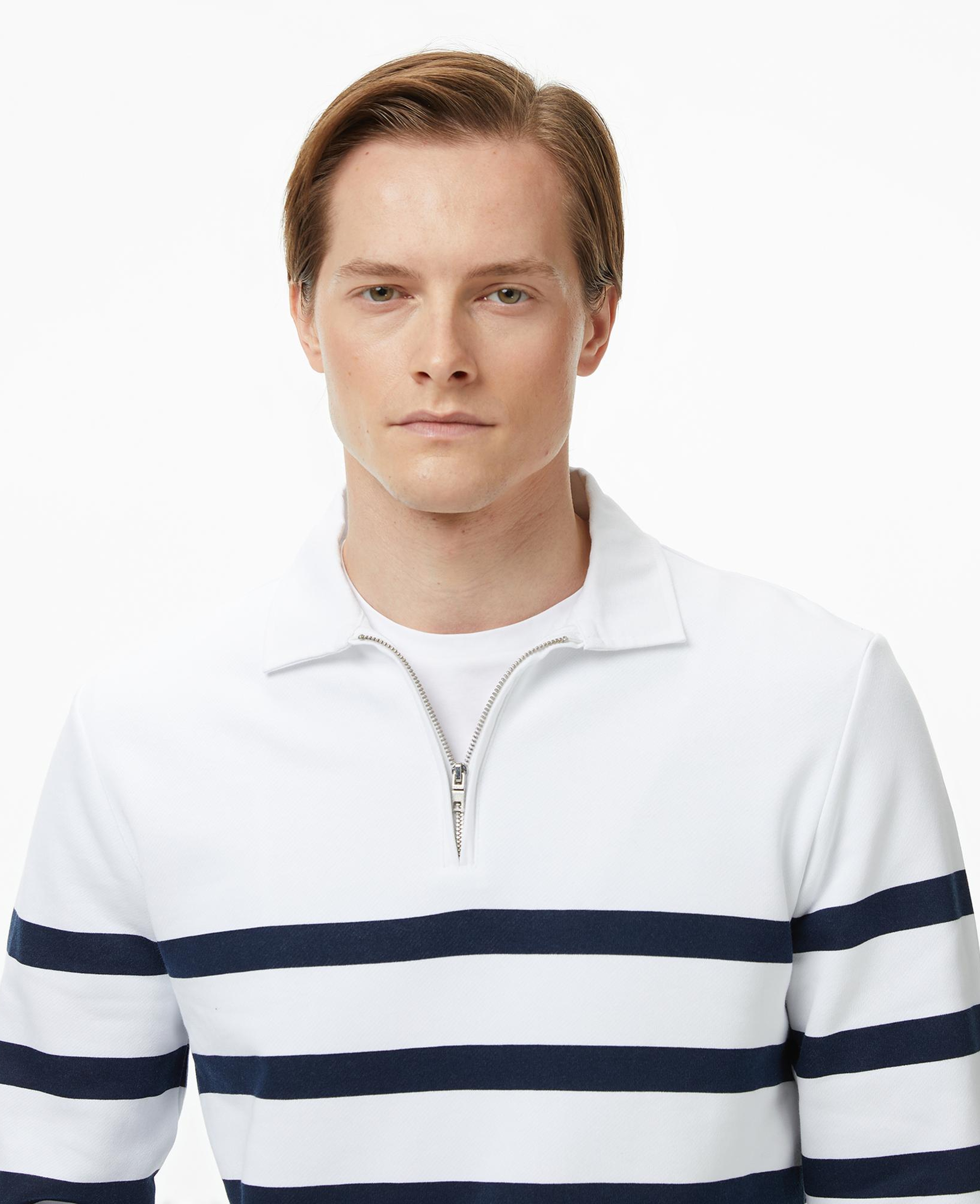 Nautica Erkek Beyaz Regular Fit Uzun Kollu Triko