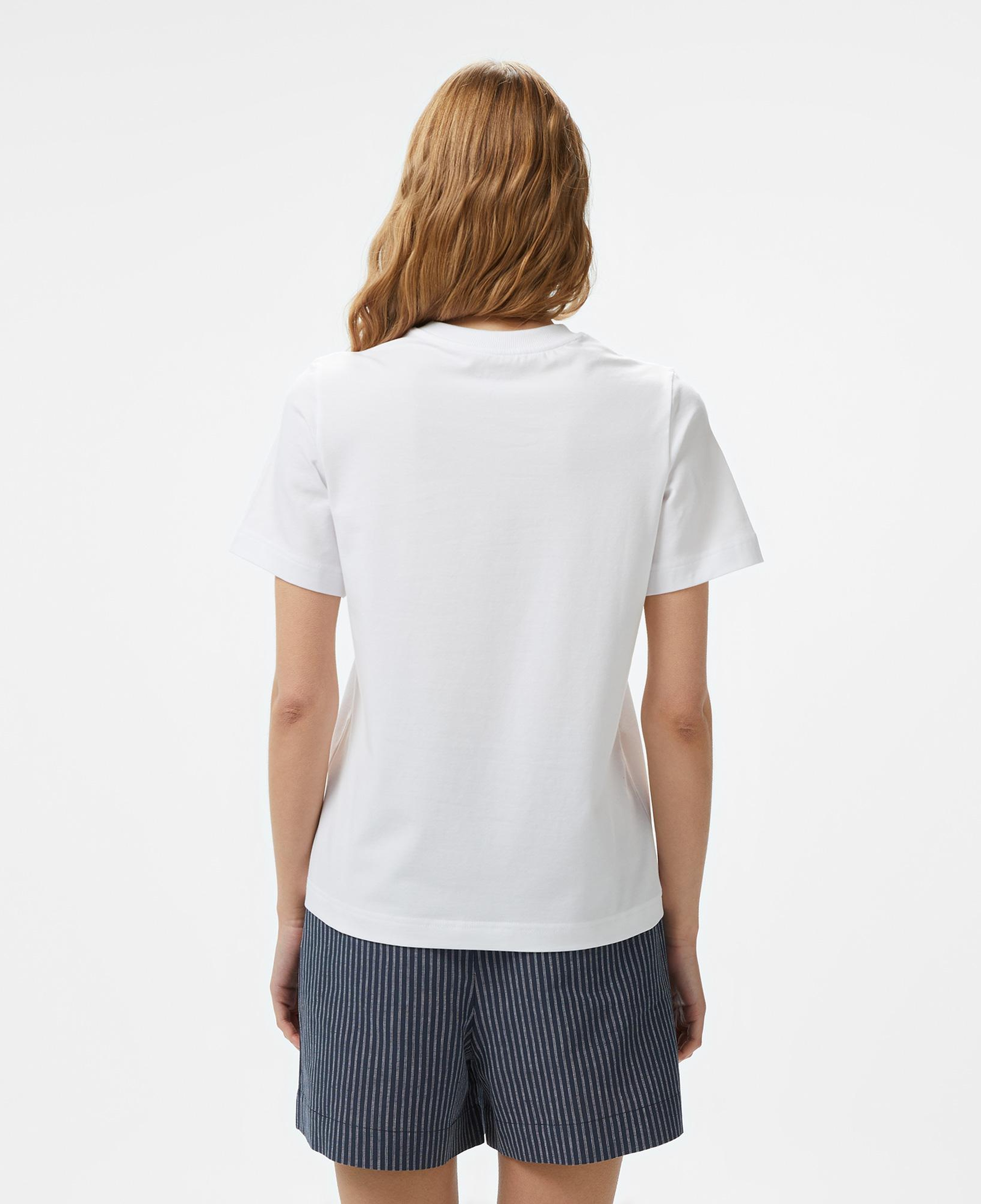 Nautica Kadın Beyaz Regular Fit Kısa Kollu T-Shirt