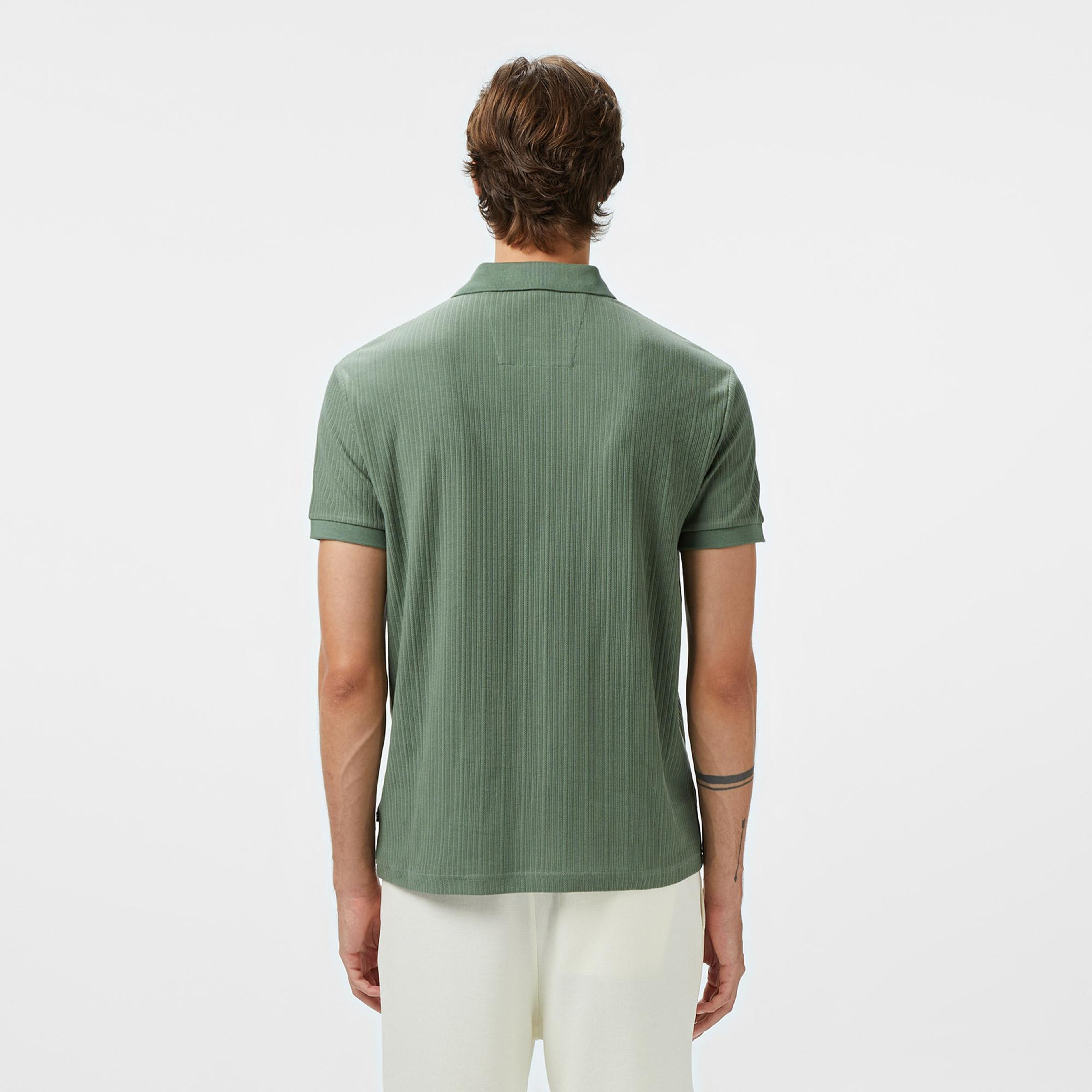 Nautica Erkek Yeşil Regular Fit Polo Yaka T-Shirt