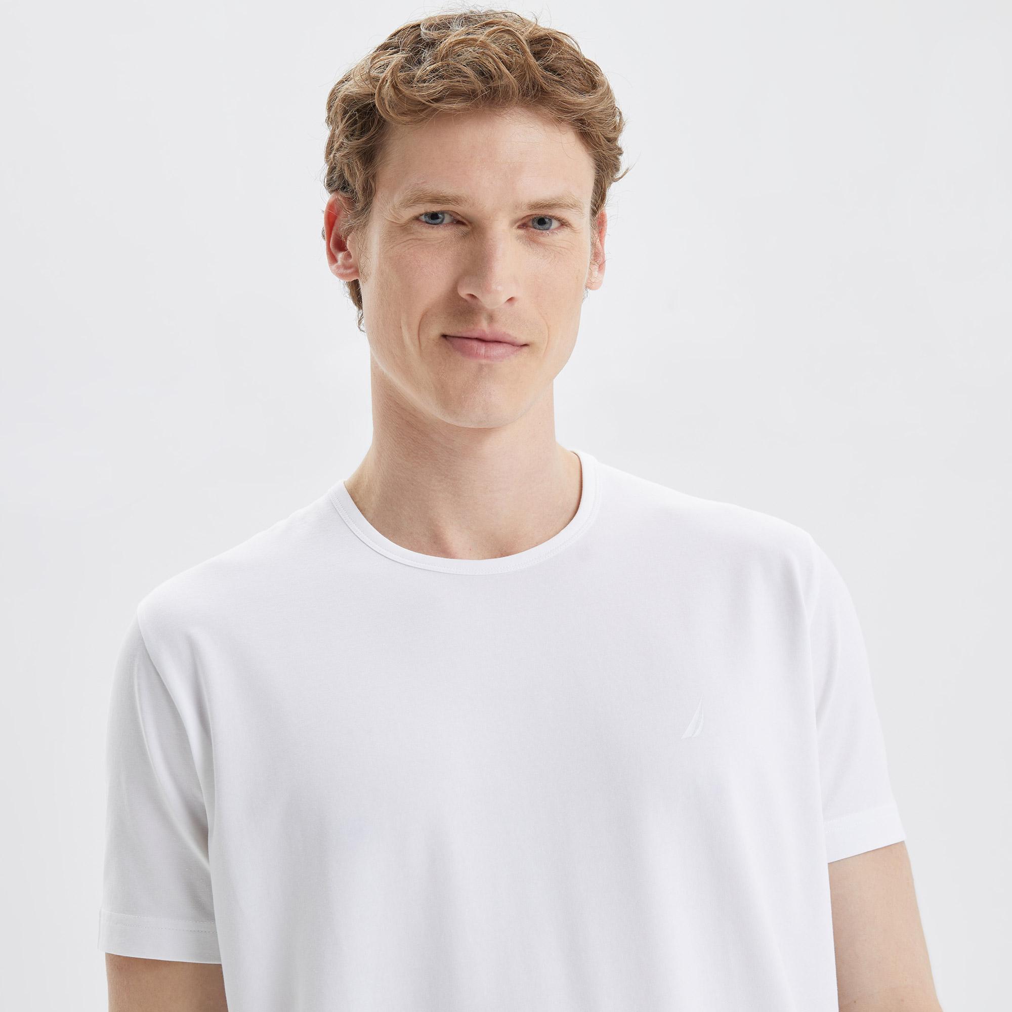 Nautica Erkek Beyaz T-Shirt
