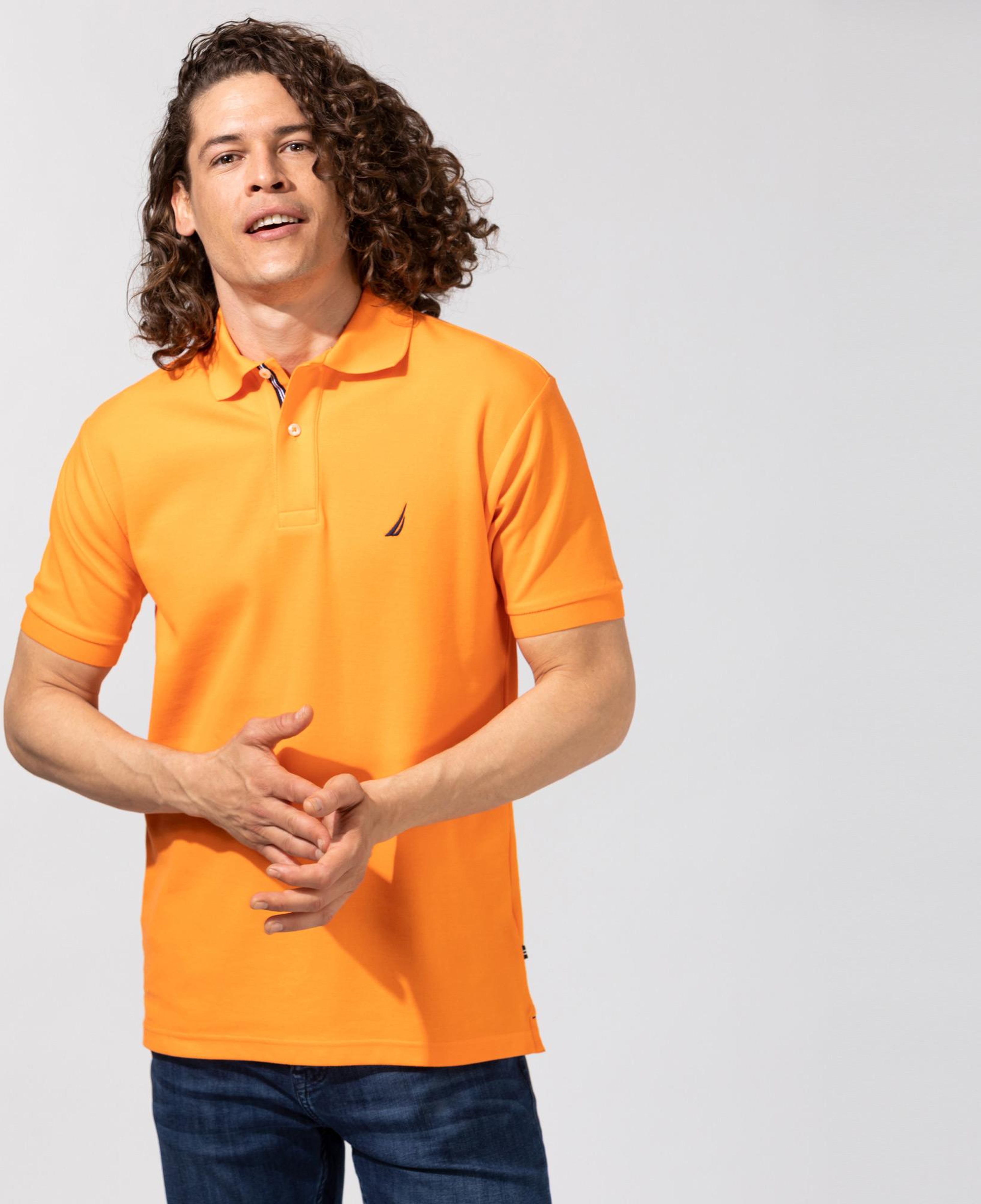 Nautica Turuncu Classic Fit Polo