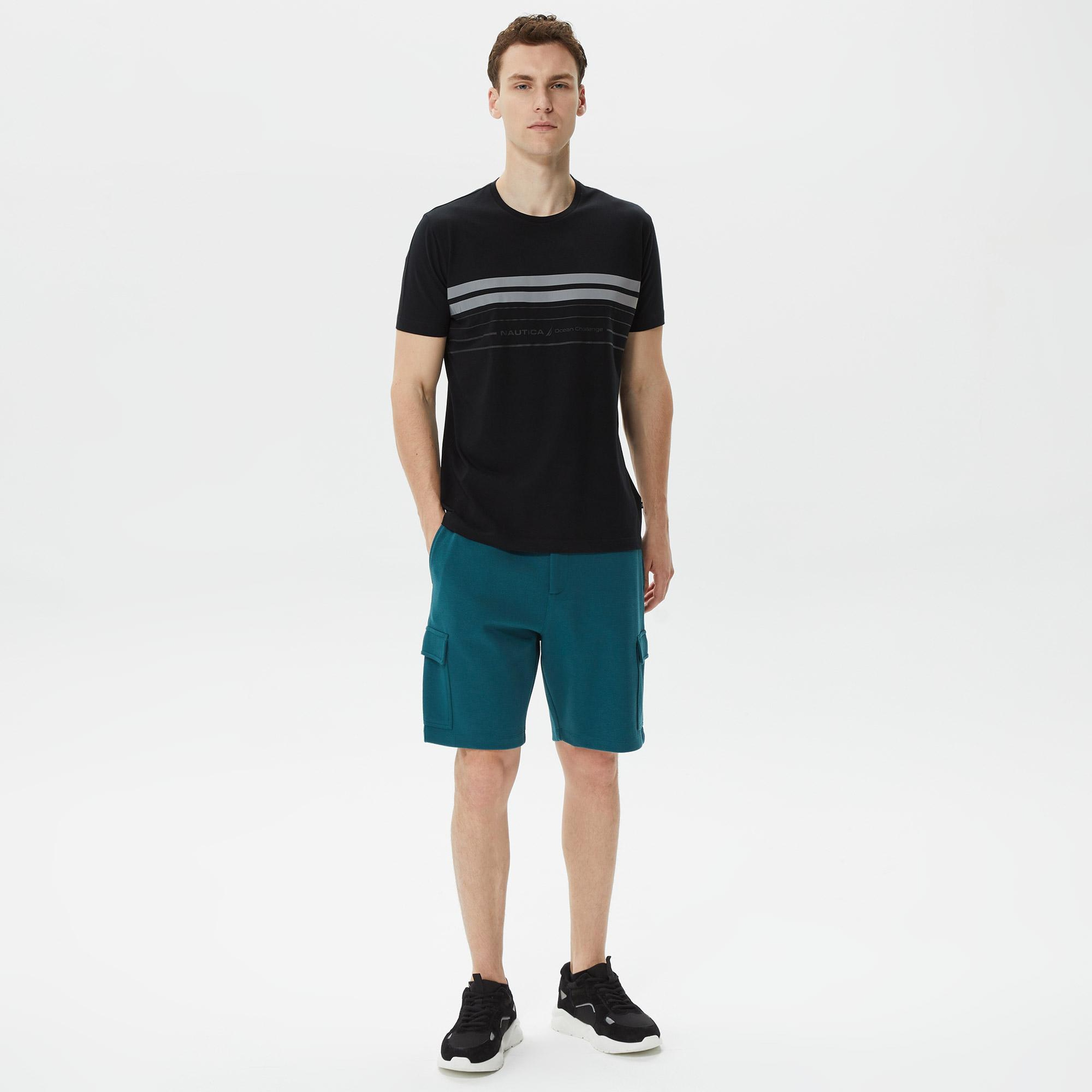 Nautica Erkek Yeşil Standart Fit Şort
