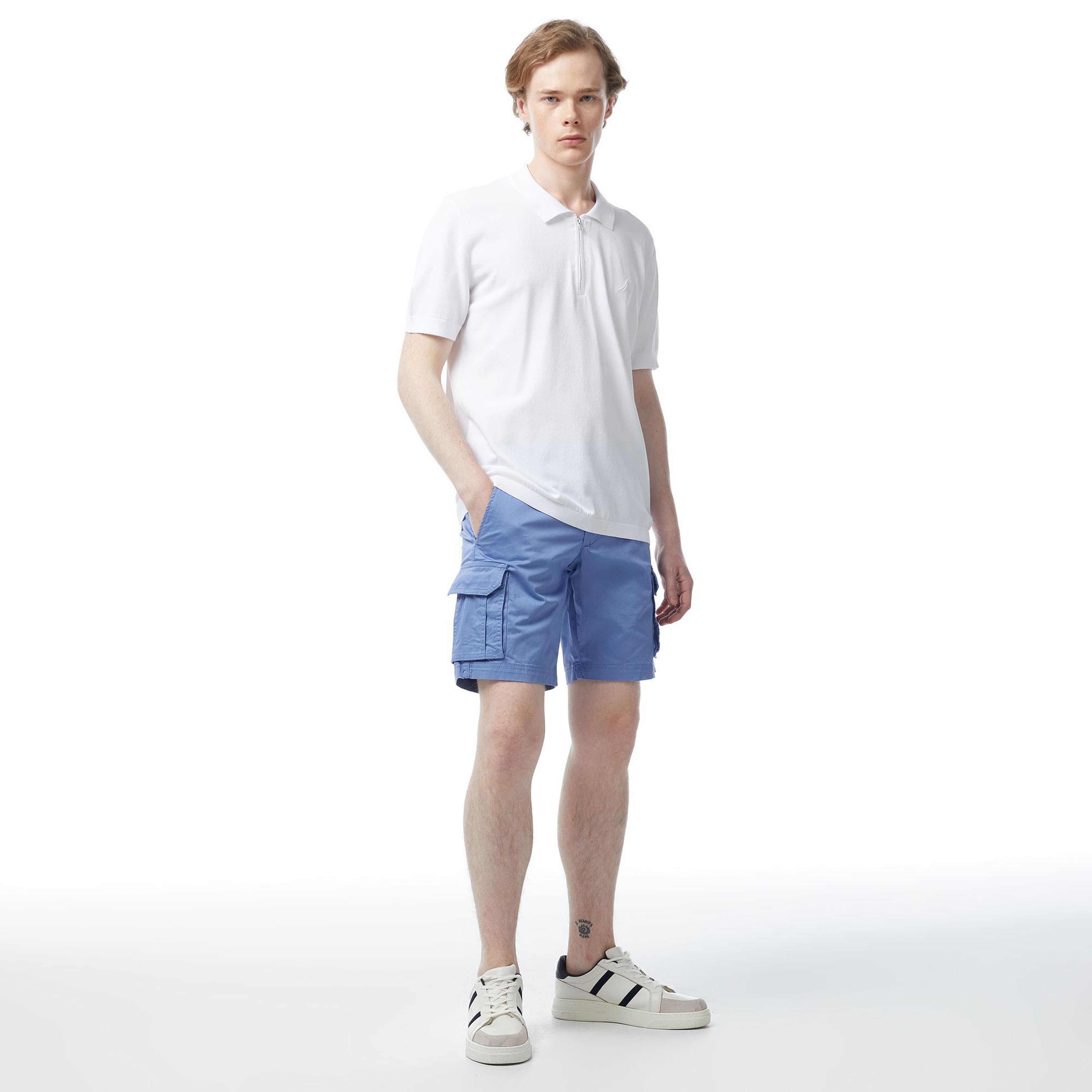 Nautica Erkek Mavi Bermuda