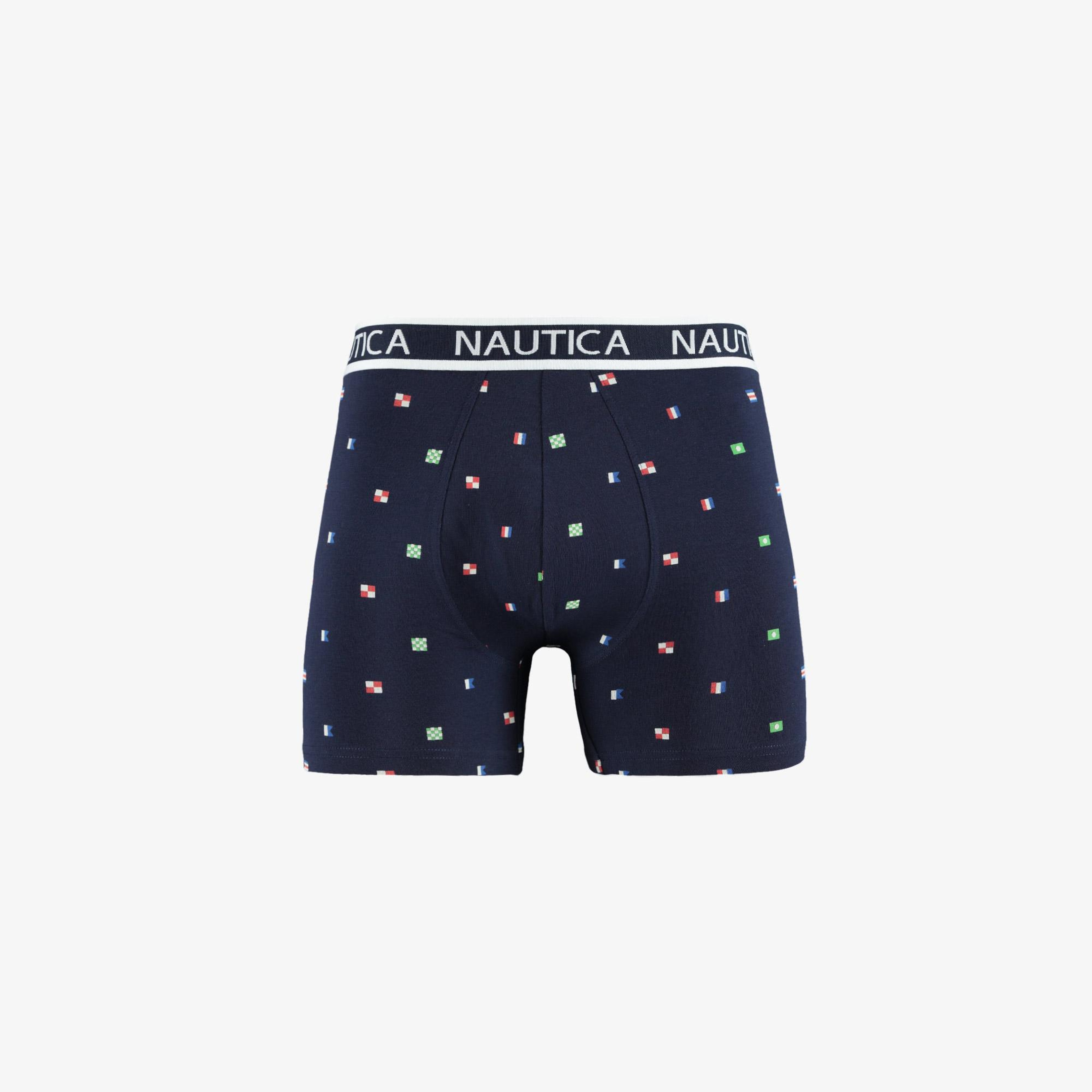 Nautica Erkek Lacivert Desenli 2'li Boxer
