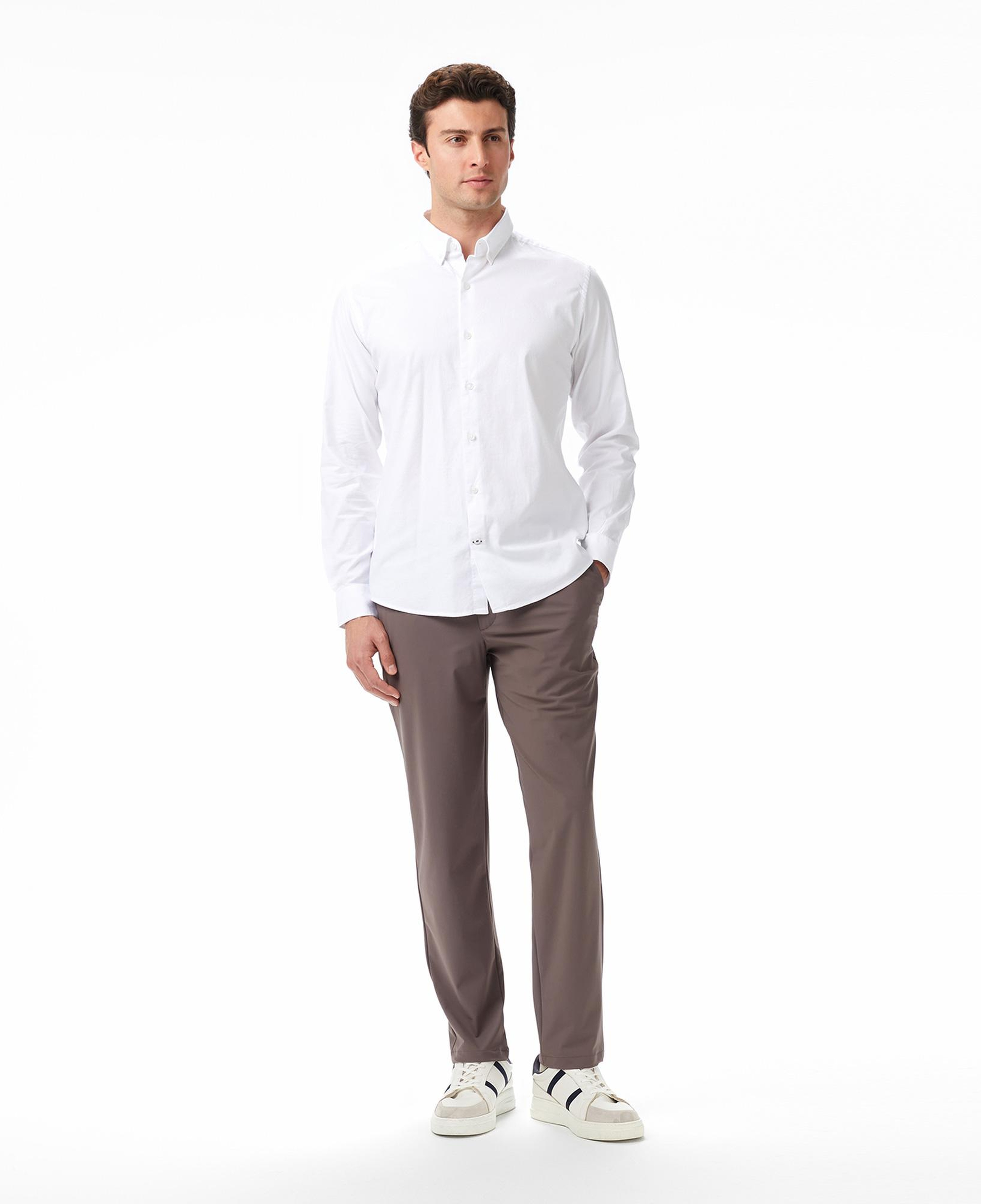 Nautica Erkek Beyaz Slim Fit Gömlek