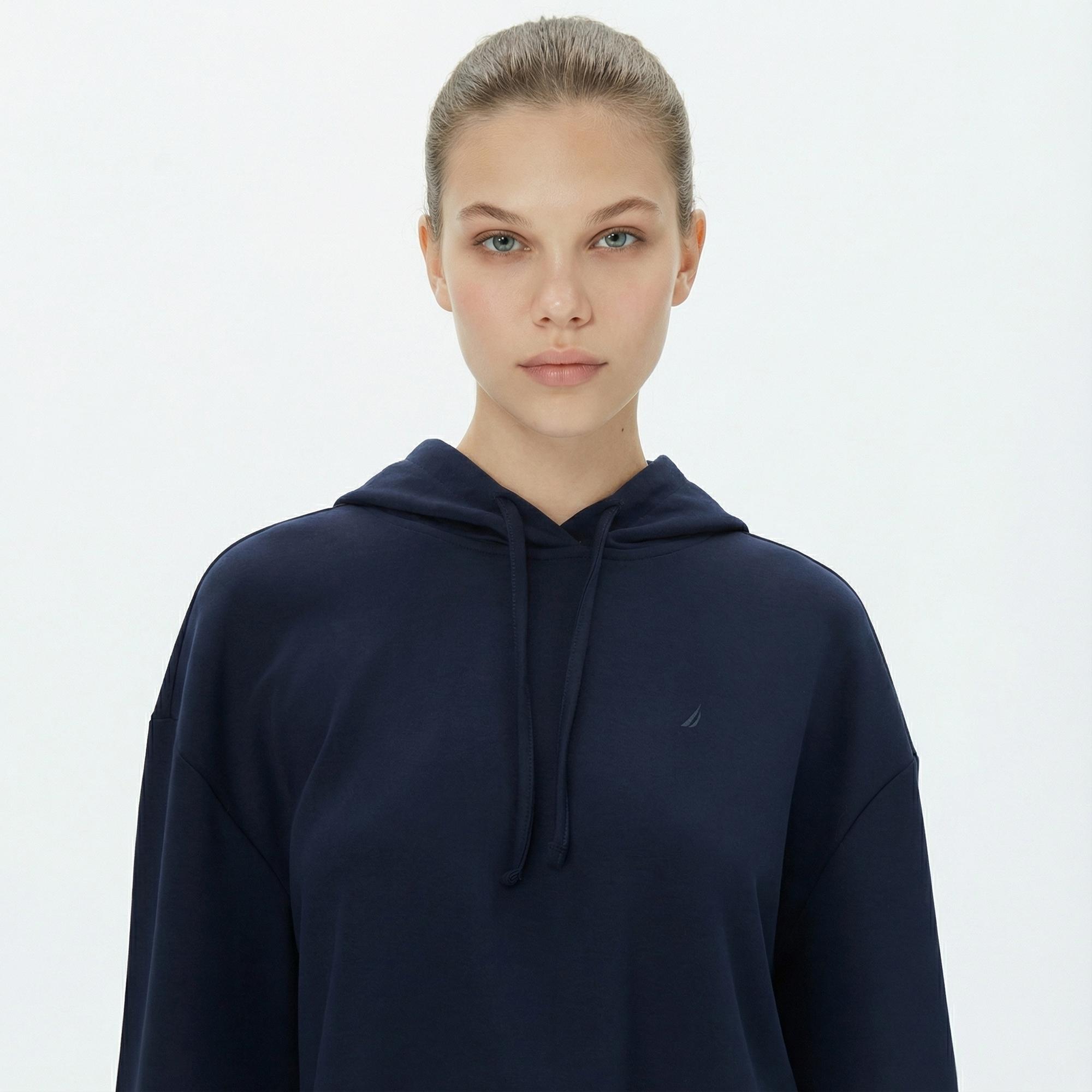 Nautica Kadın Lacivert Hoodie