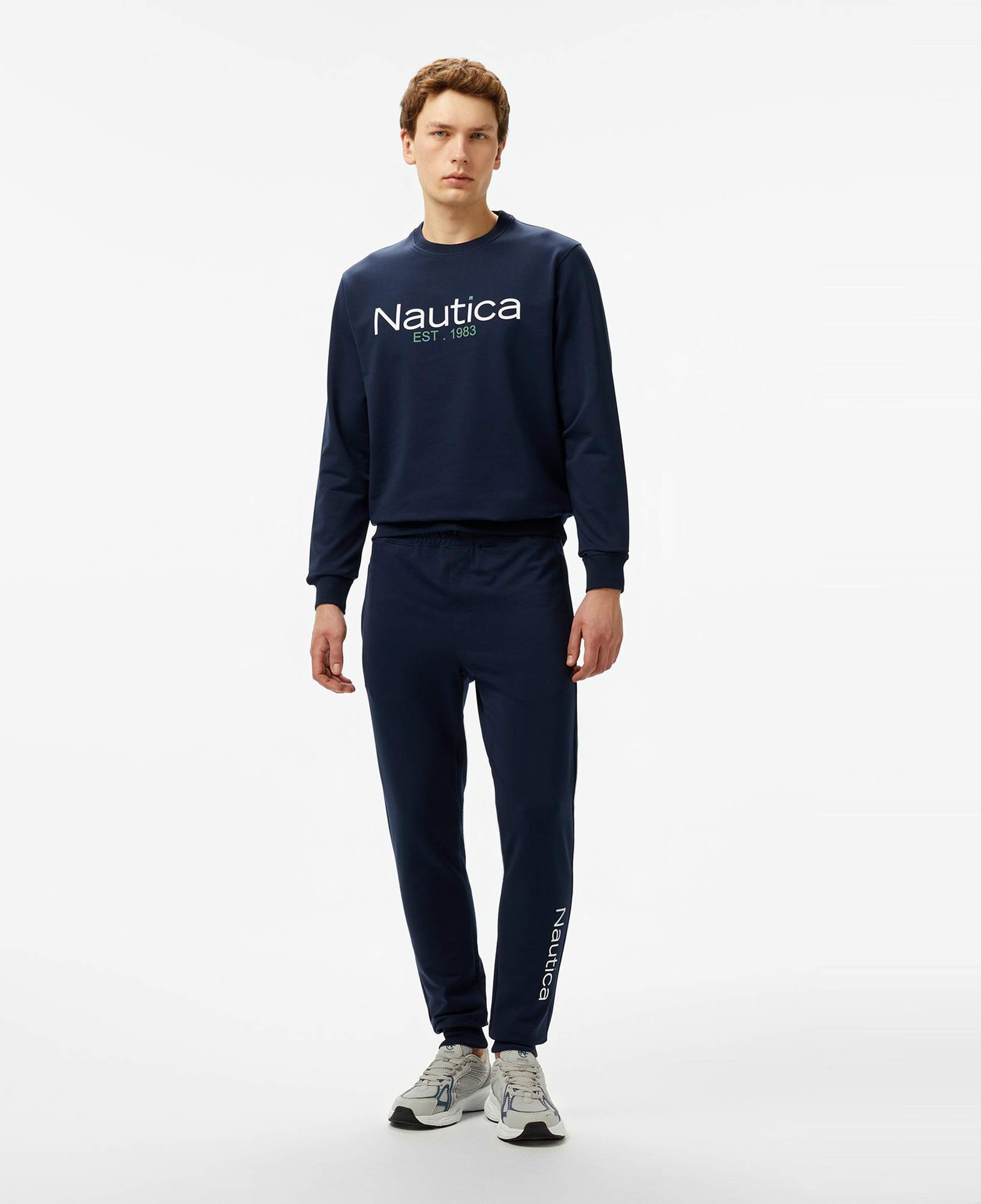 Nautica Erkek Lacivert Regular Fit Sweatshirt