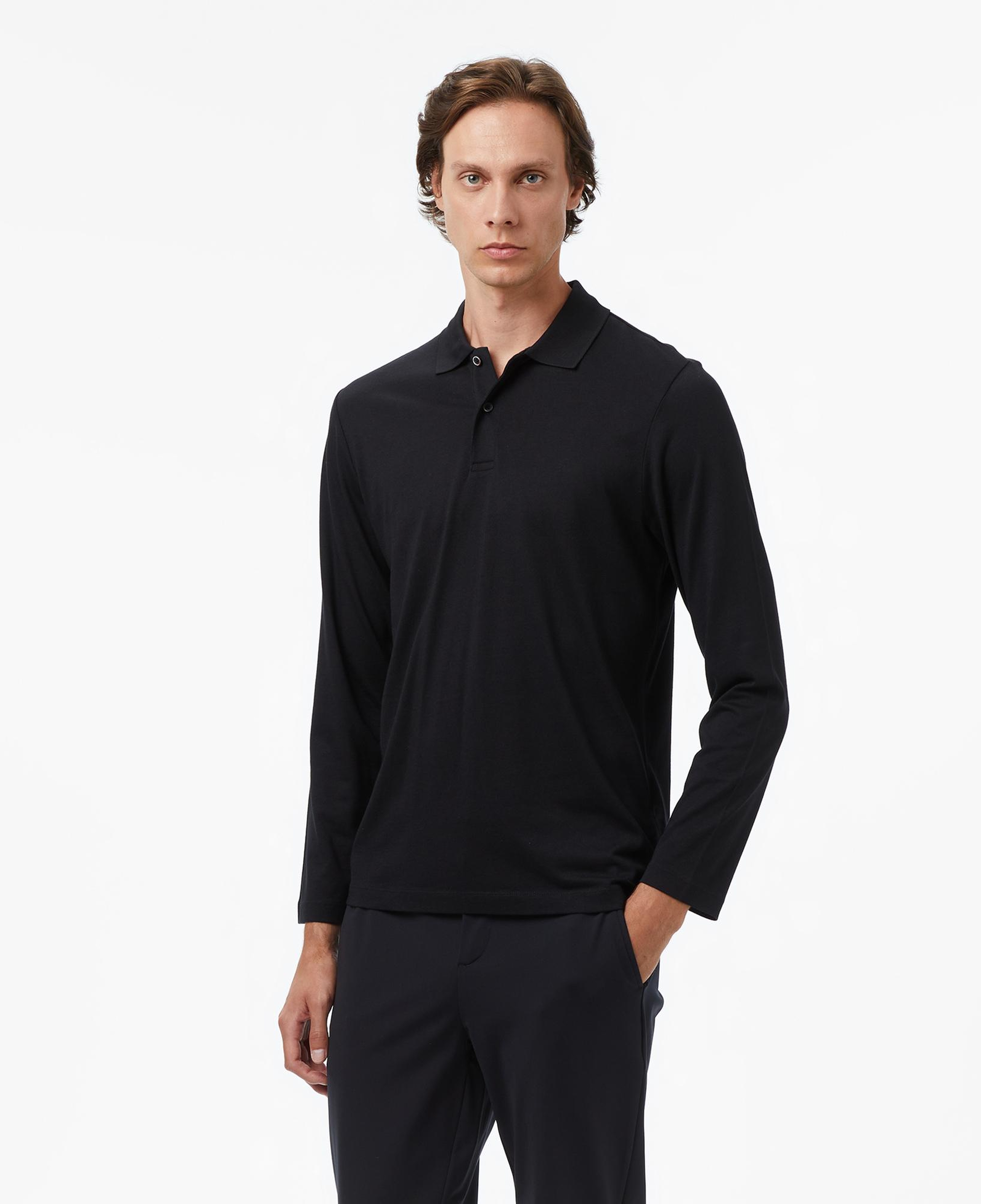 Nautica Erkek Siyah Classic Fit Polo Yaka T-Shirt