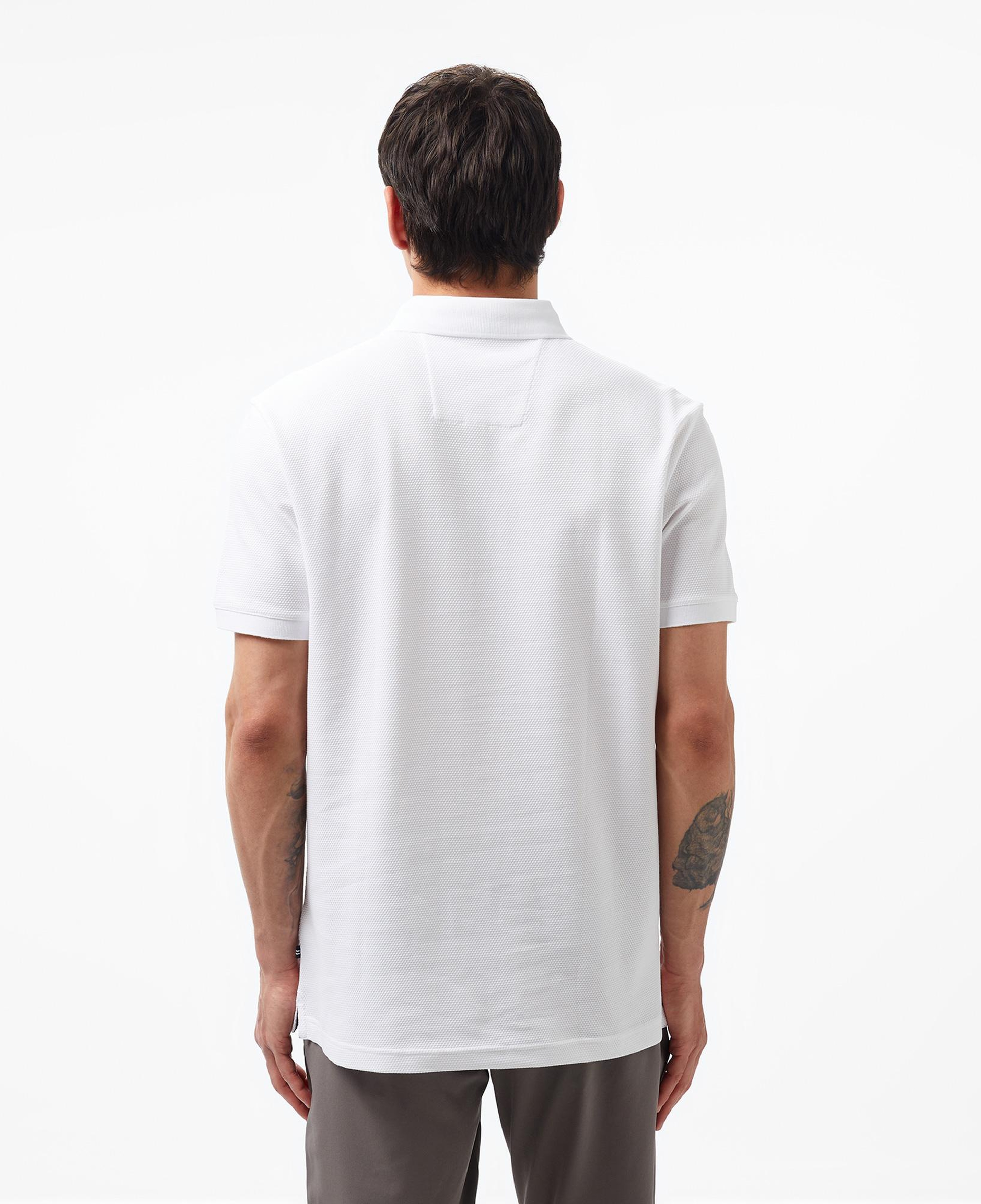 Nautica Erkek Beyaz Slim Fit Kısa Kollu Polo Yaka T-Shirt