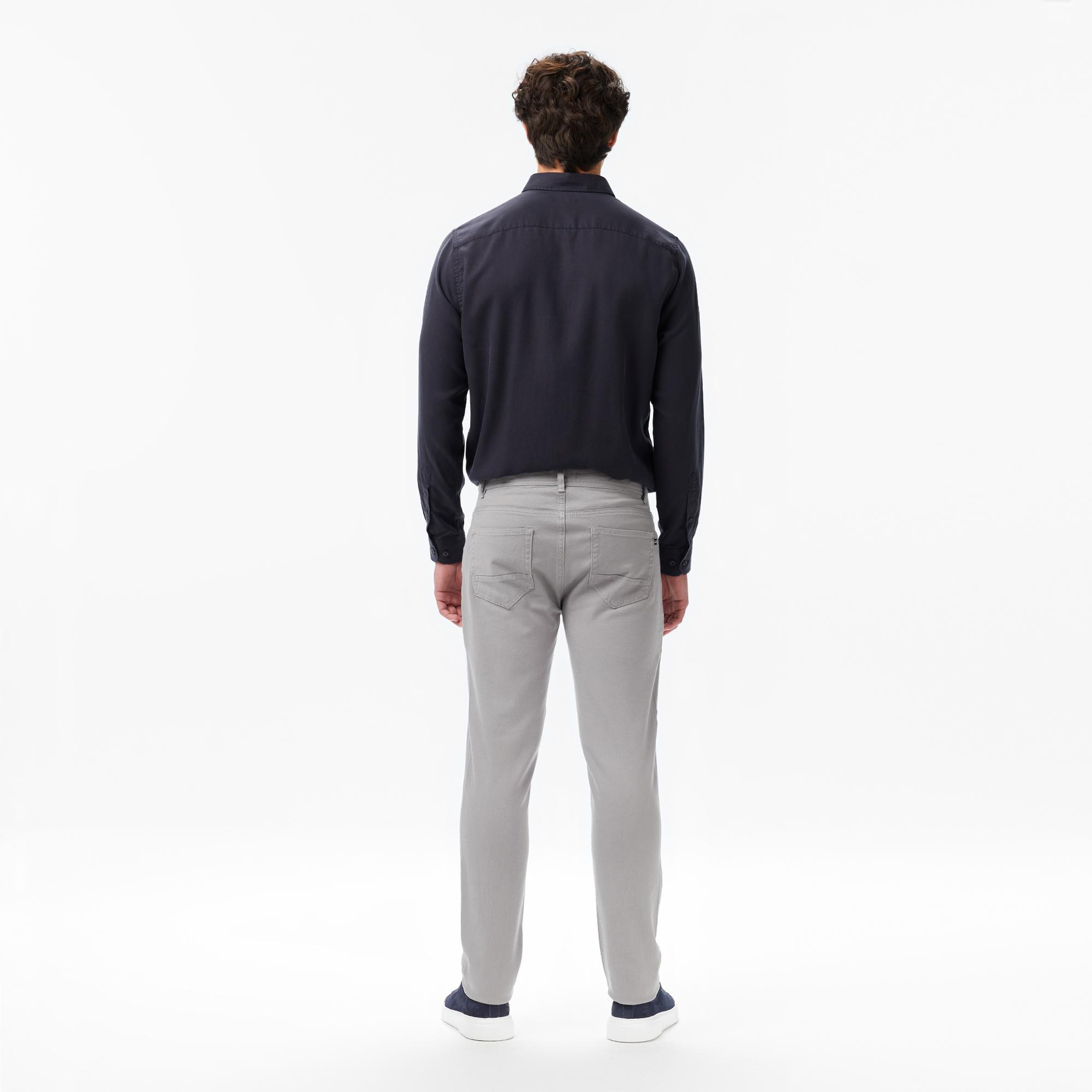 Nautica Erkek Gri Slim Fit Pantolon