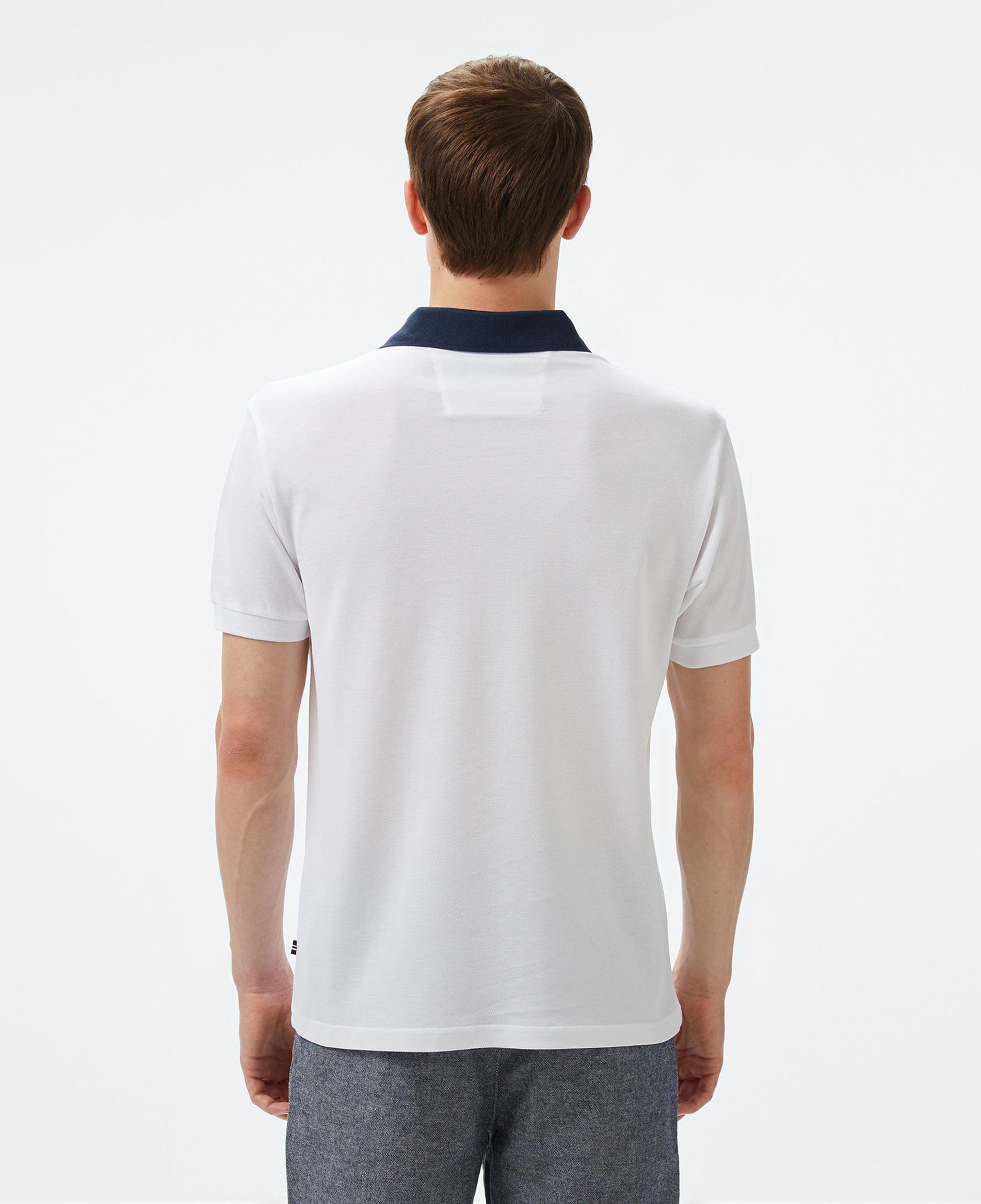 Nautica Erkek Beyaz Classic Fit Polo Yaka T-Shirt