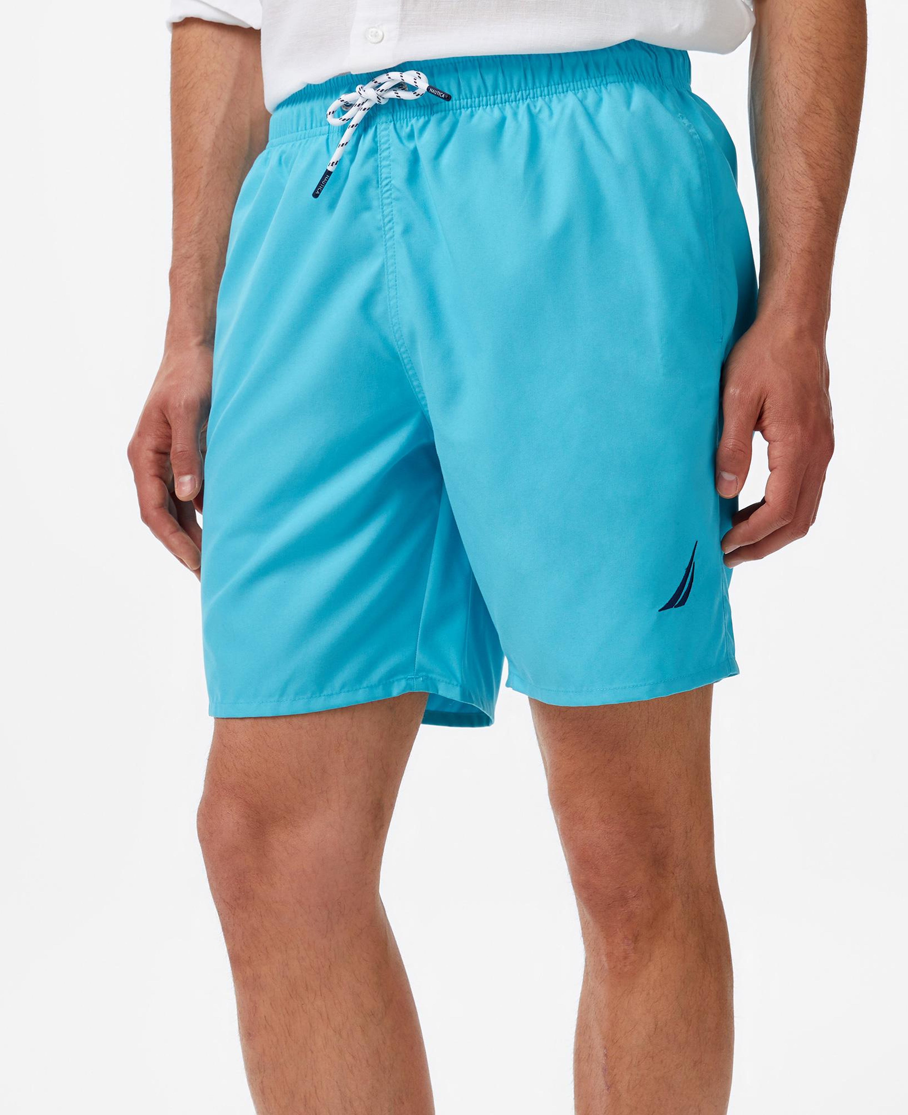 Nautica Erkek Mavi Regular Fit Deniz Şortu