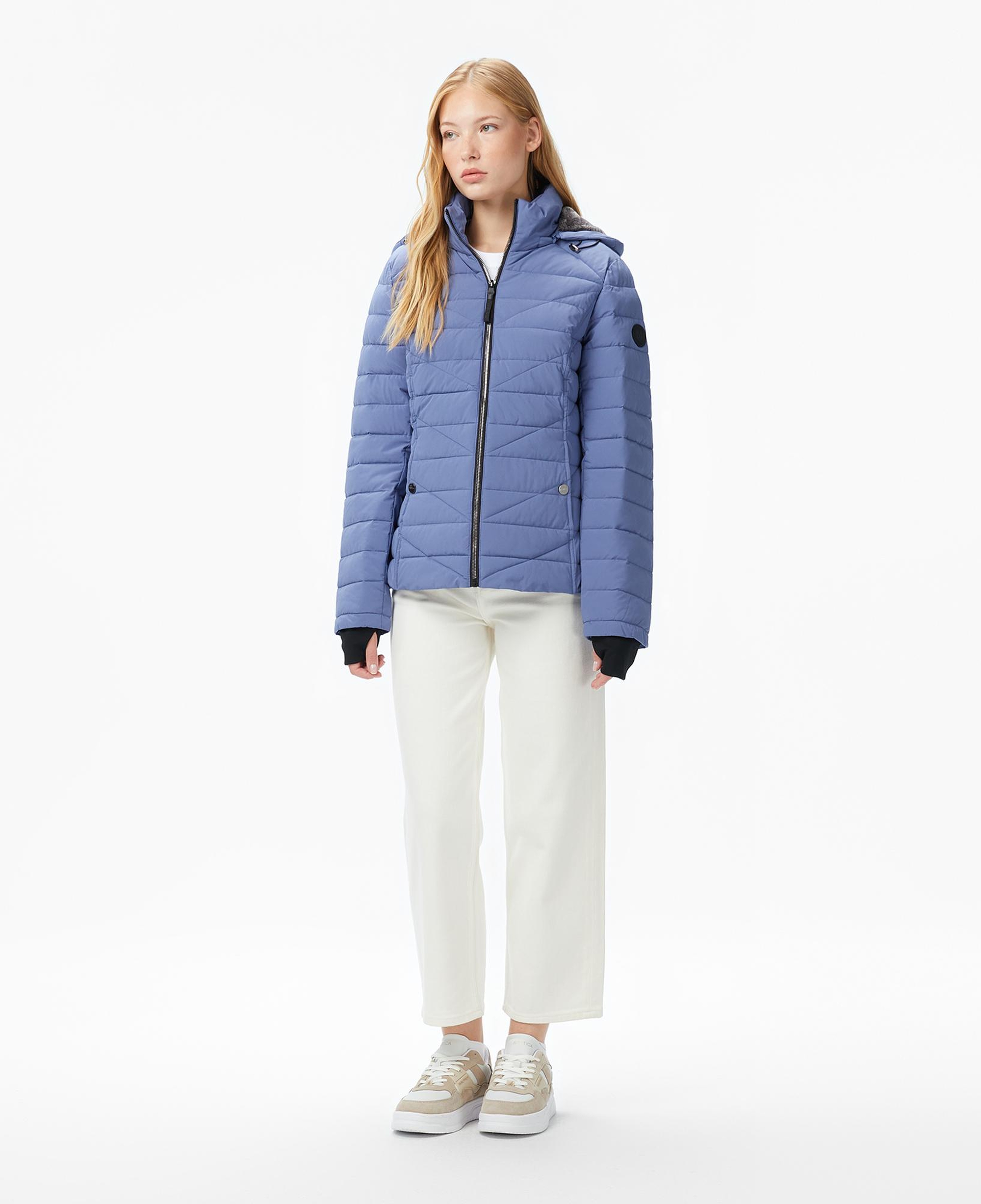 Nautica Kadın Mavi Regular Fit Mont