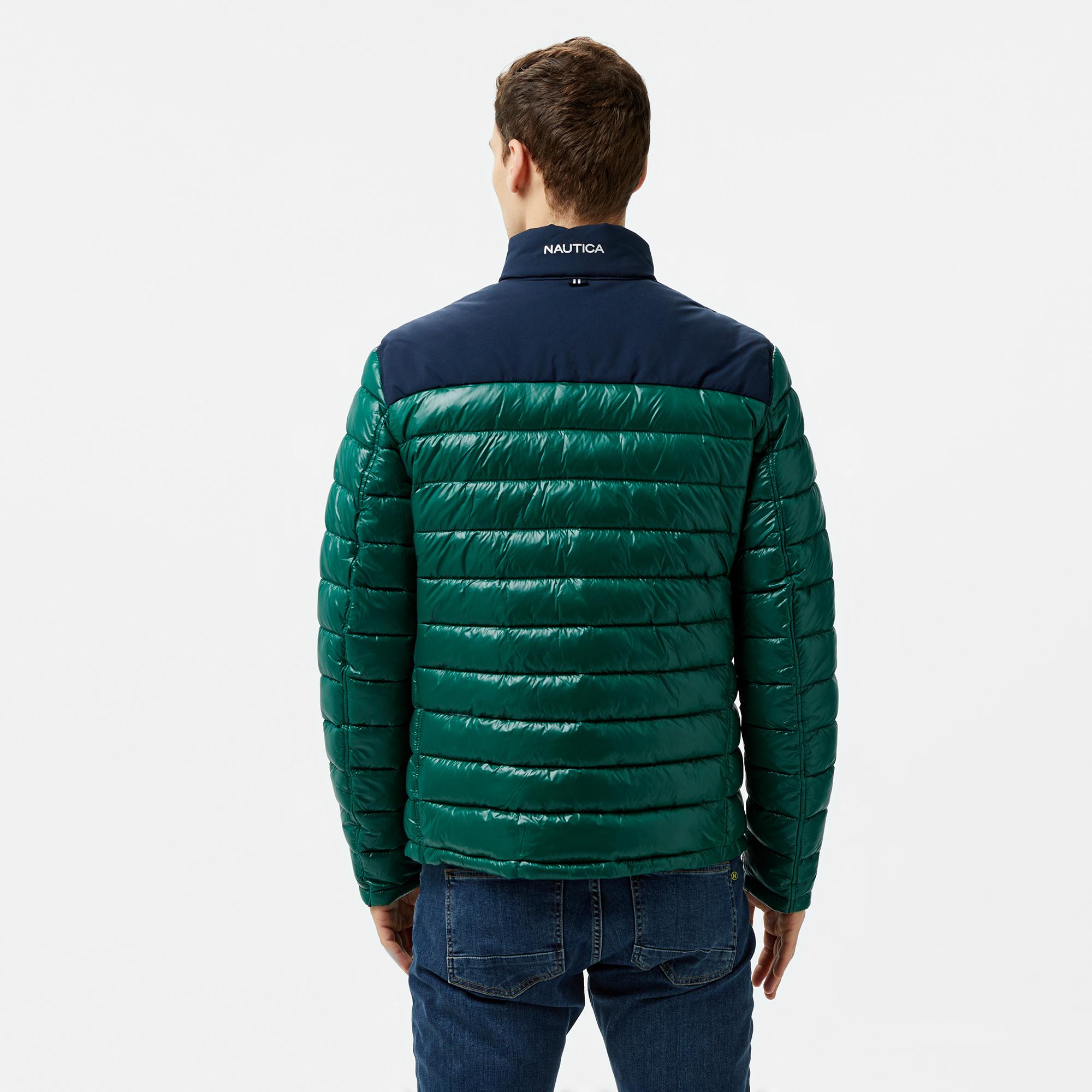 Nautica Erkek Yeşil & Lacivert Mont