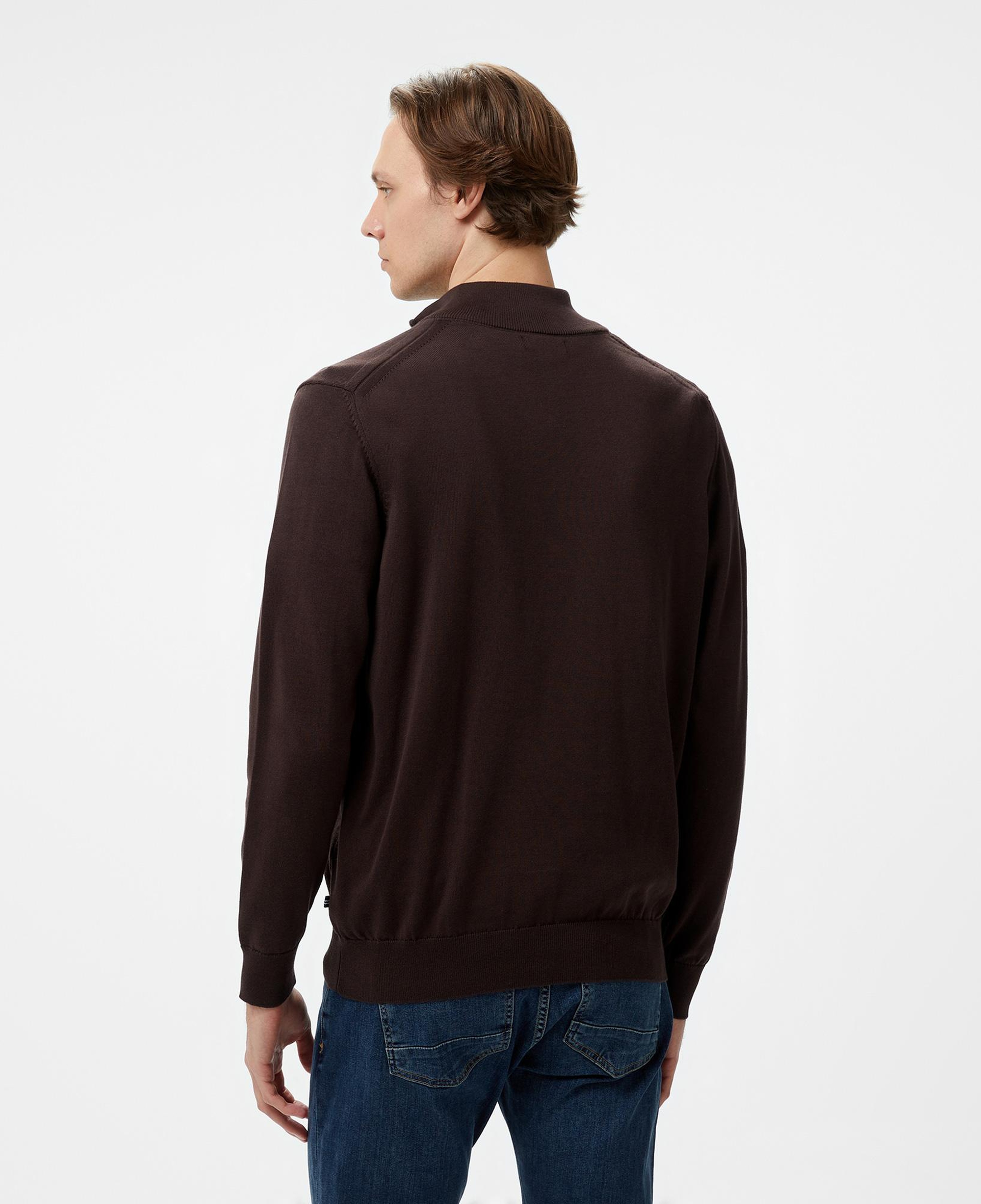 Nautica Erkek Kahverengi Regular Fit Kazak